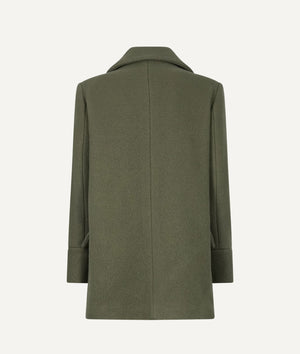 Eleventy - Double Breasted Coat in Wool