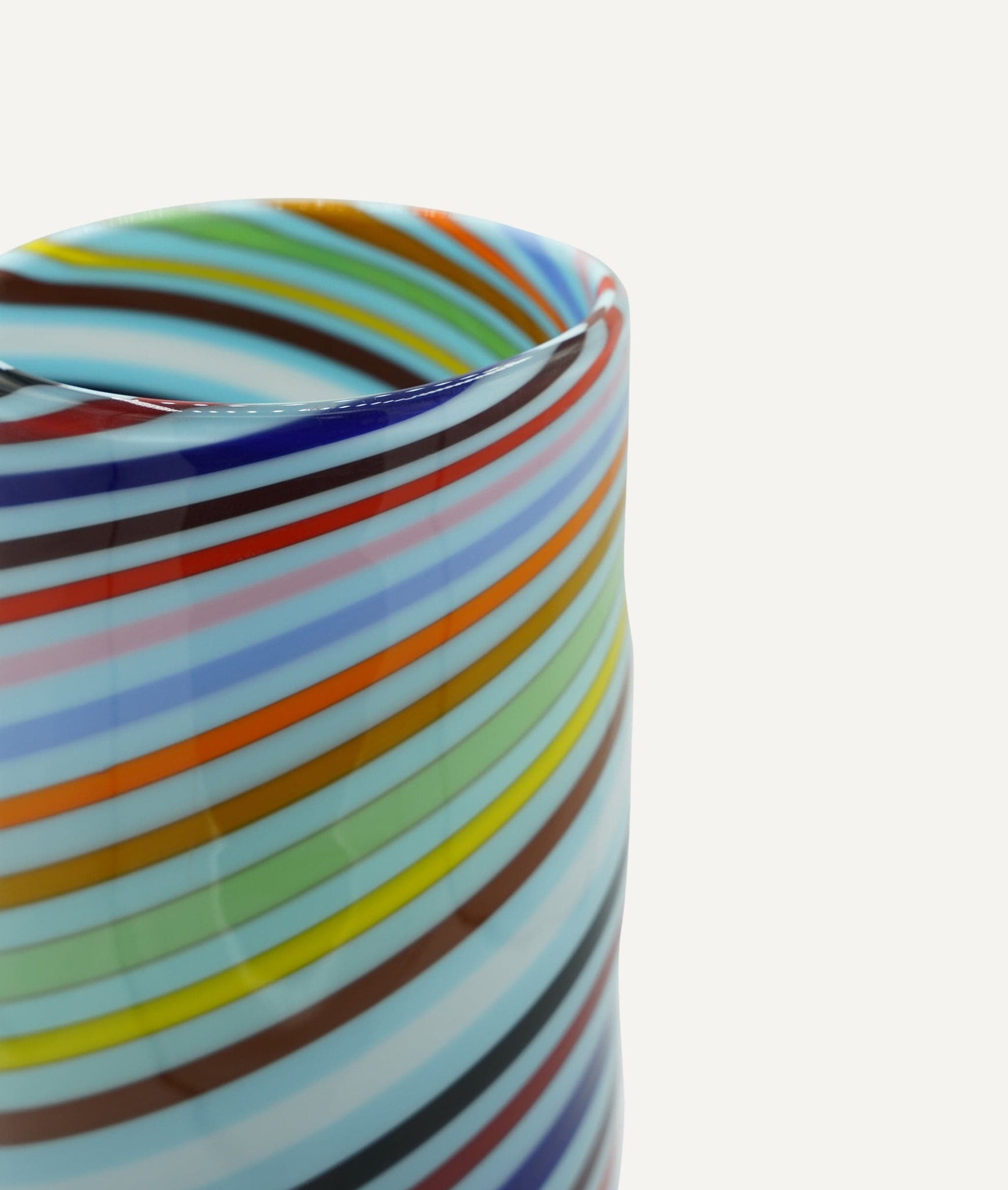 Long vase in Murano glass