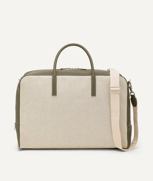 Weekender in Canvas and Calf Leather