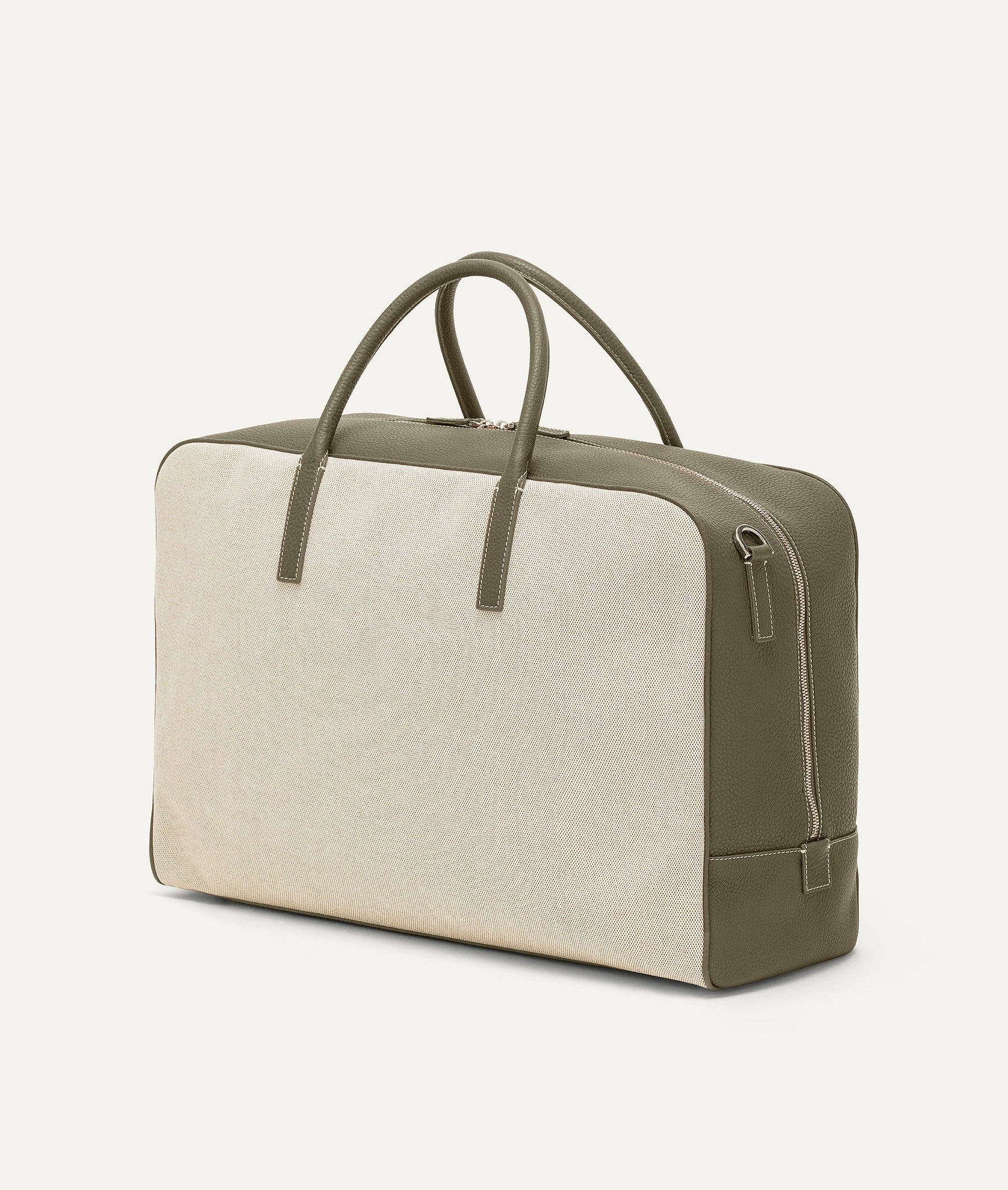 Weekender in Canvas and Calf Leather