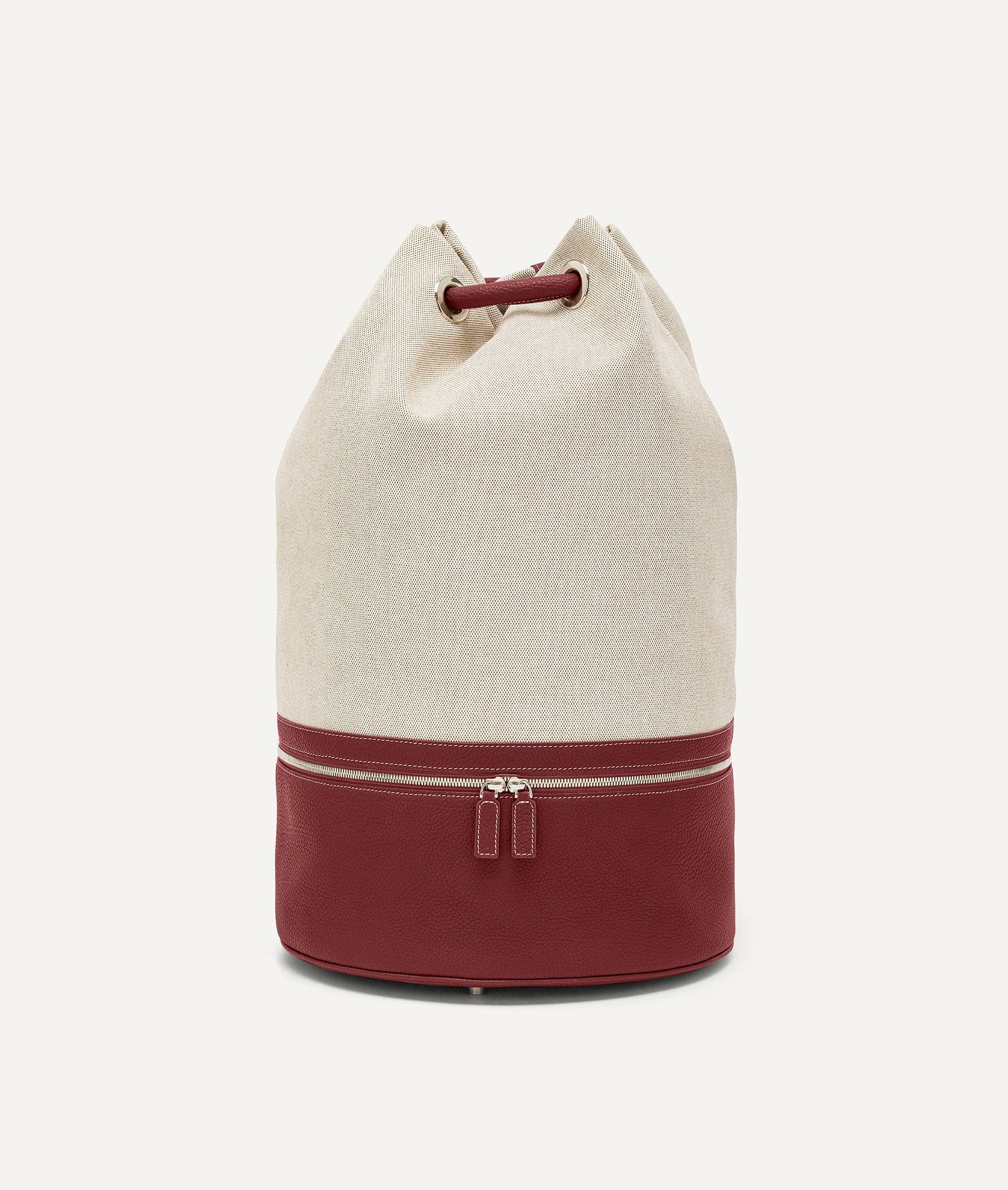 Sailor Duffle Bag in Canvas and Calf Leather