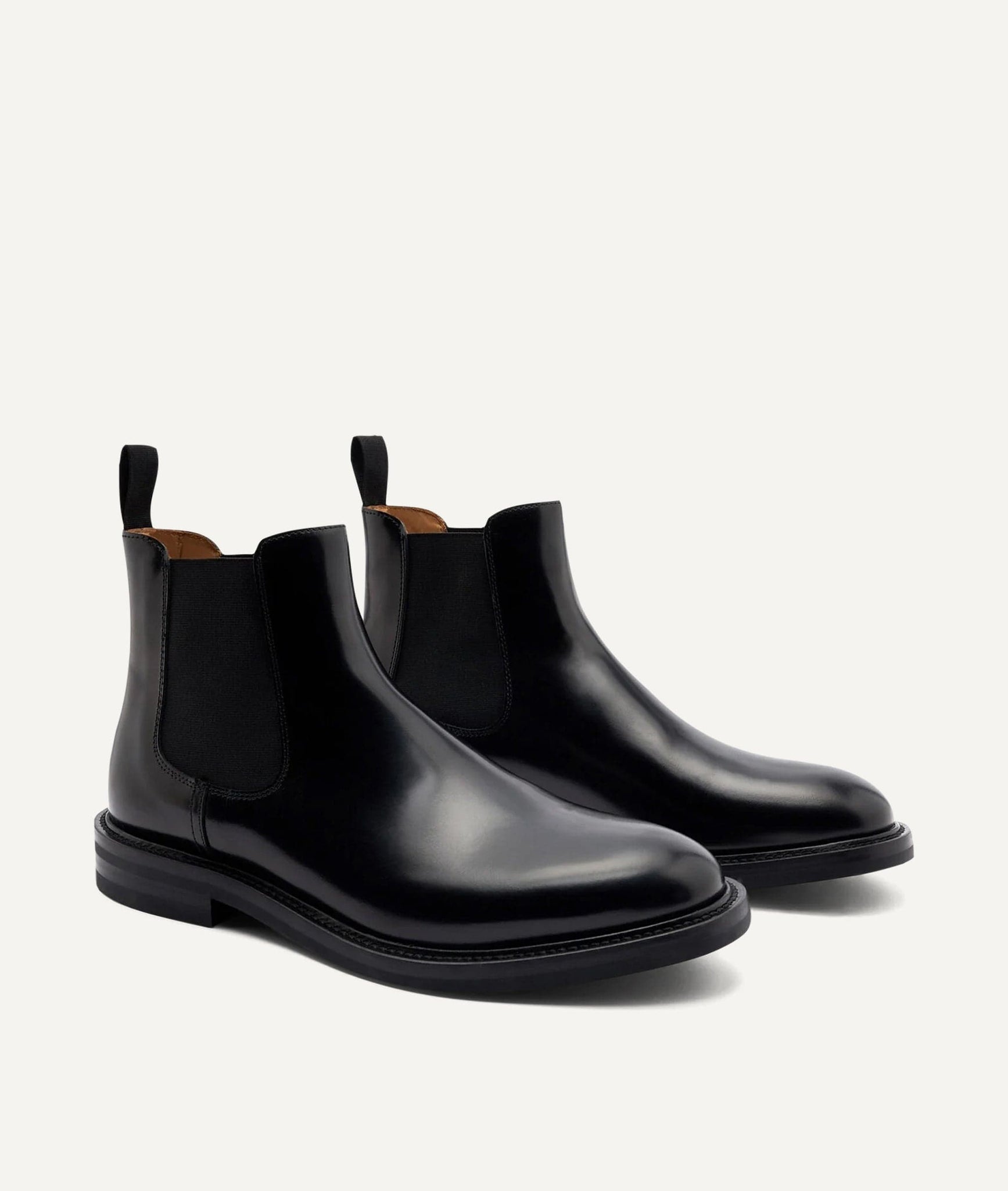 Chelsea Boot with Vibram sole in Calf Leather