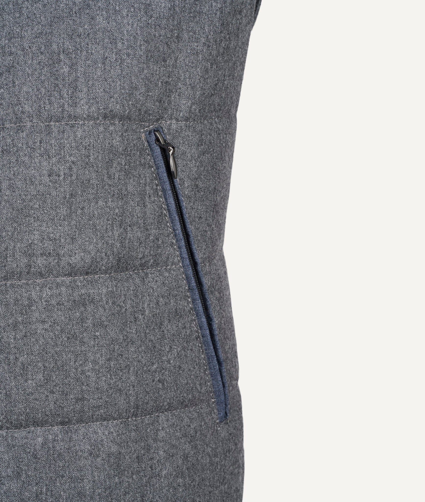 Quilted Vest in Vitale Barberis Canonico