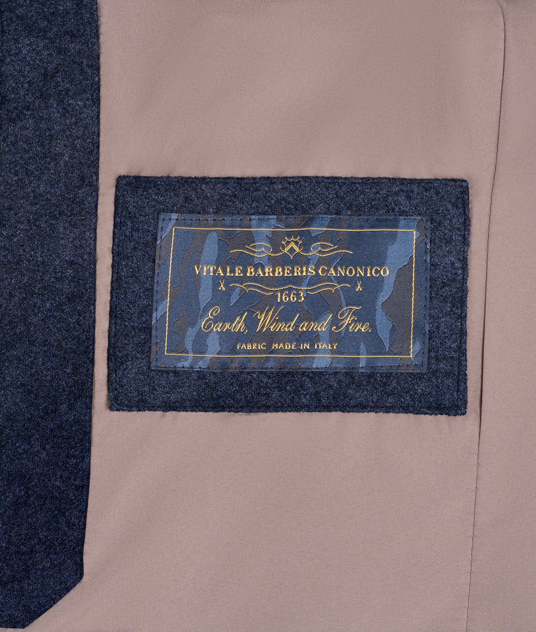 Quilted Blazer in Vitale Barberis Canonico