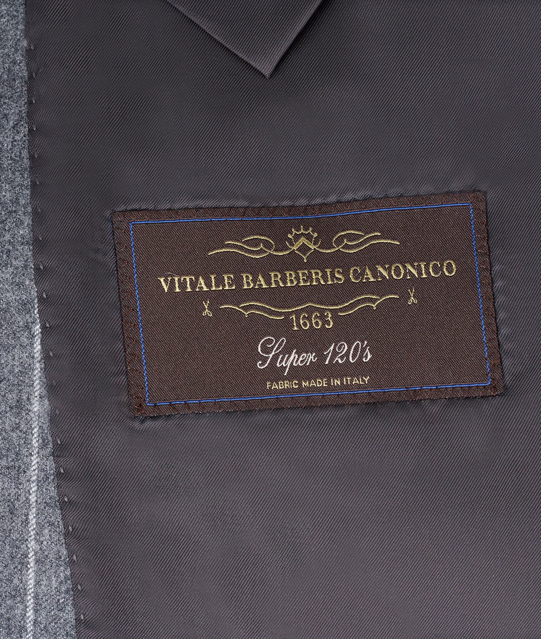 Single-Breasted Suit in Vitale Barberis Canonico Wool