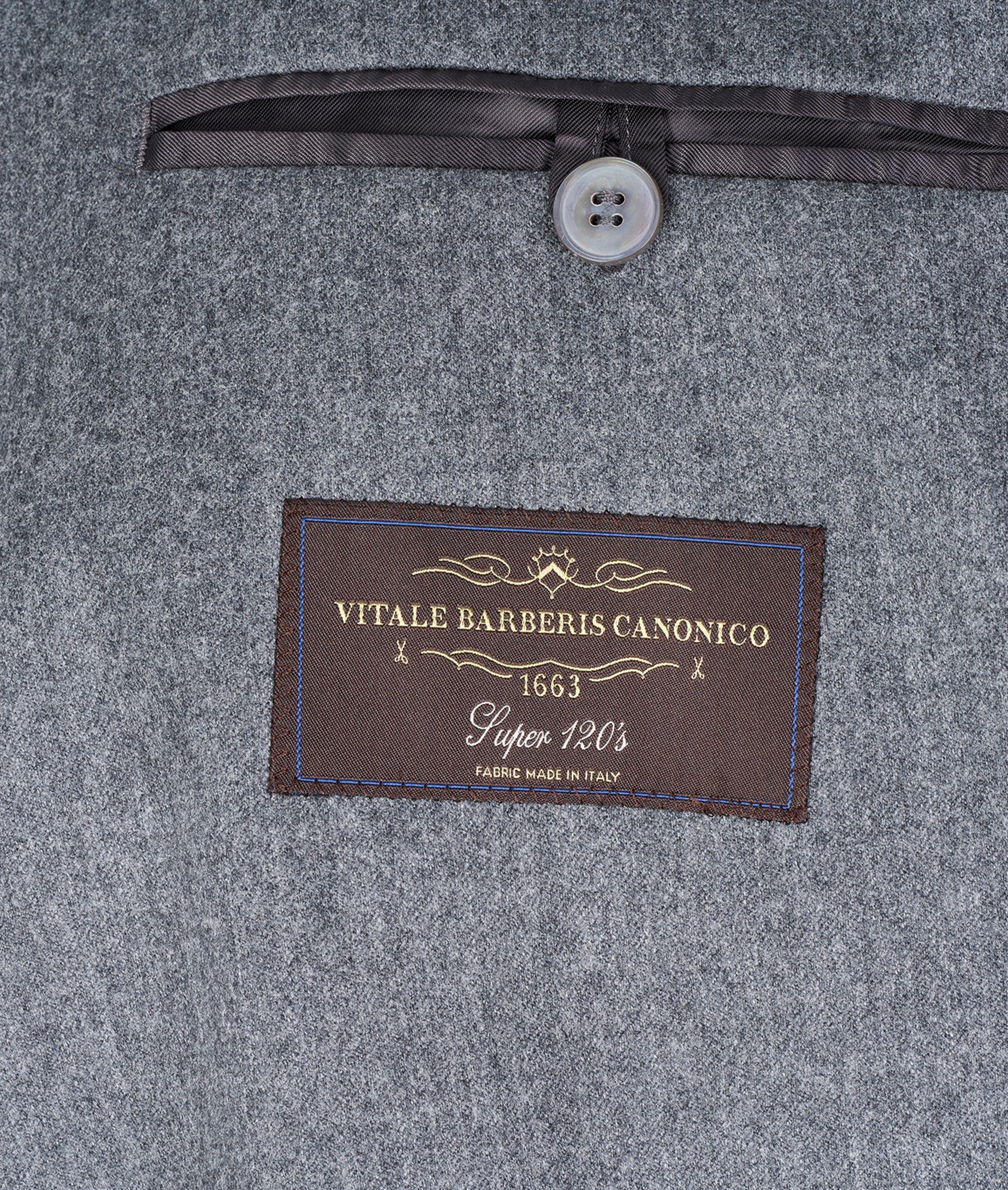 Single-Breasted Suit in Vitale Barberis Canonico Wool