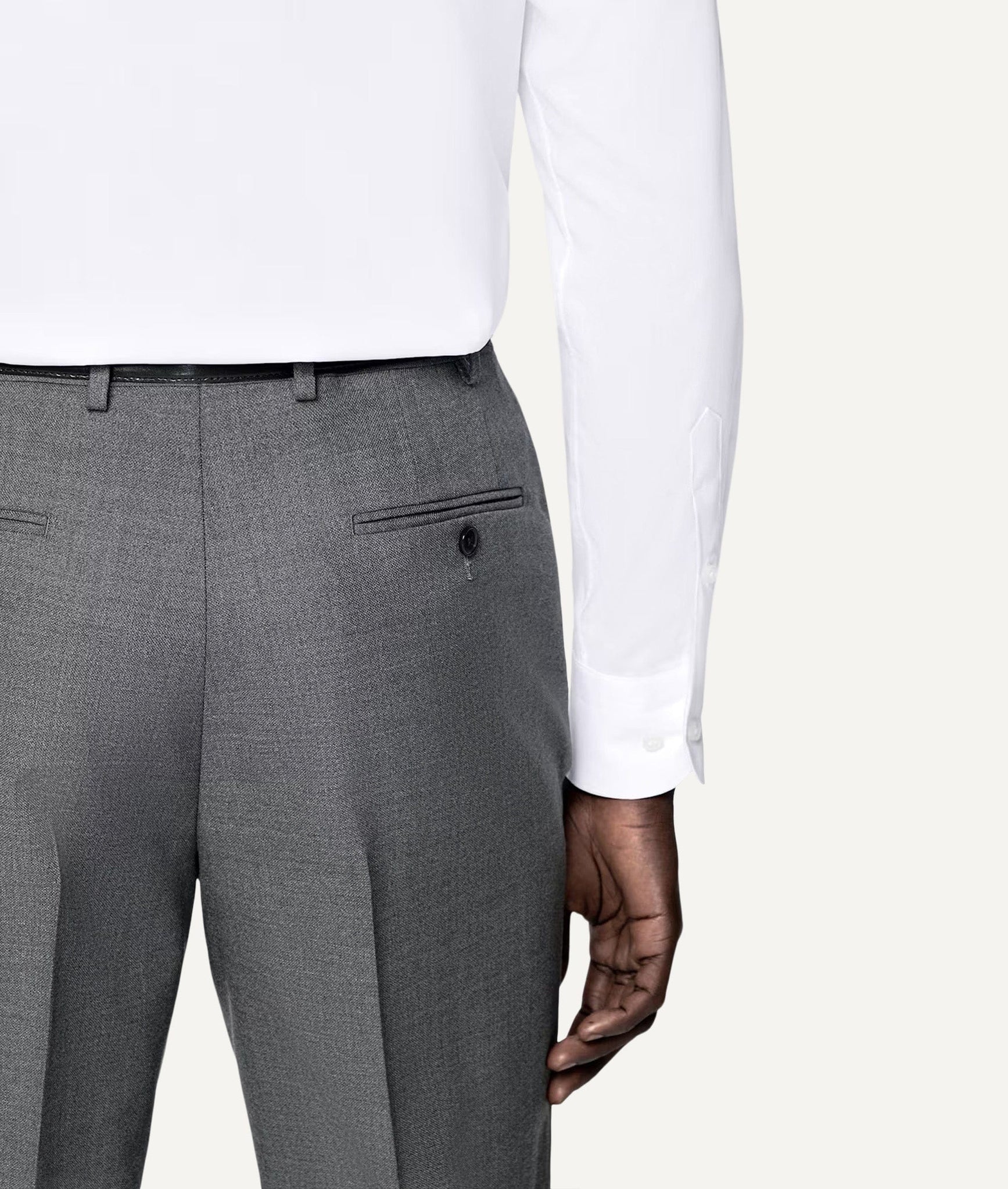 Business Shirt in Mileta Twill Cotton