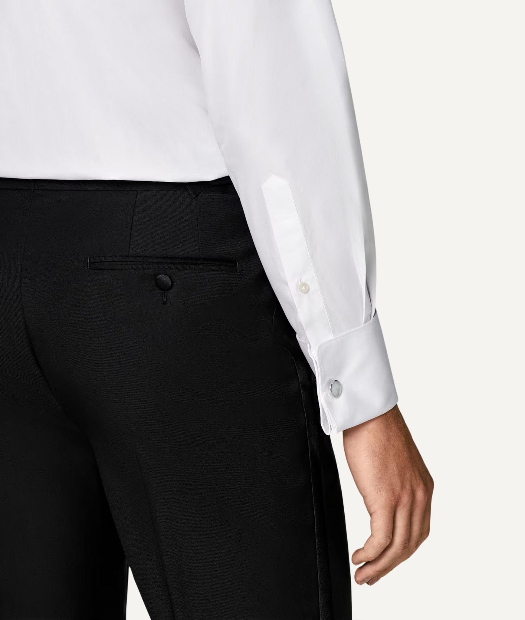 Tuxedo Shirt in Mileta Twill Cotton