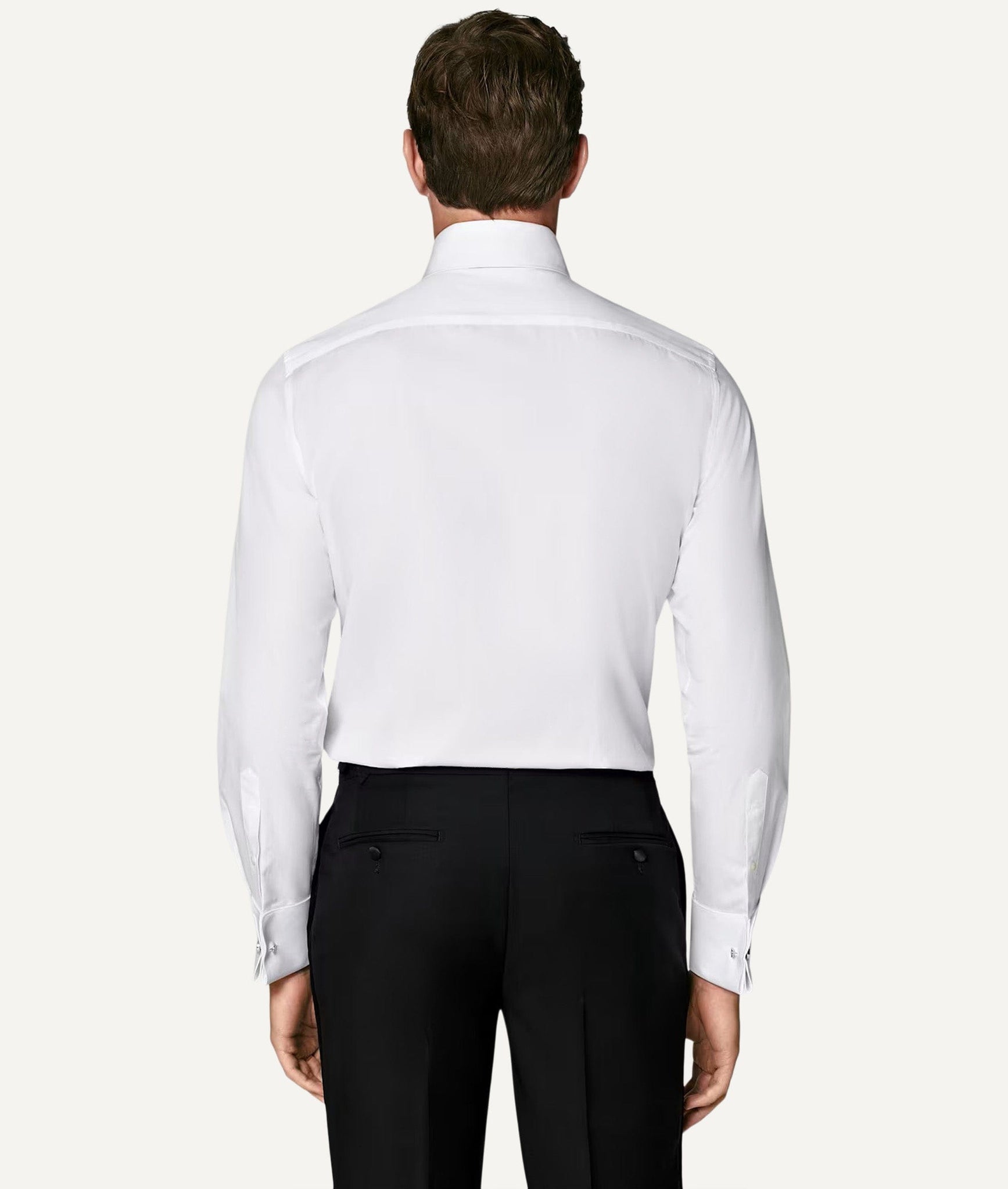 Tuxedo Shirt in Mileta Twill Cotton