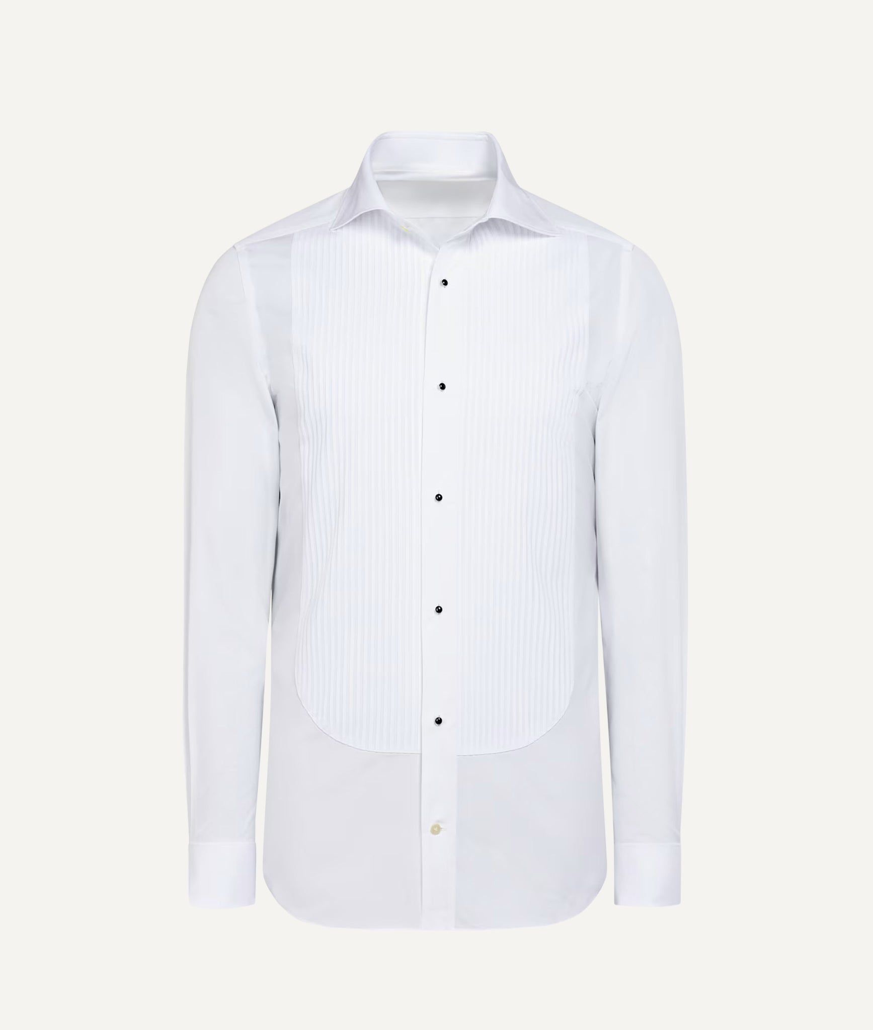 Tuxedo Shirt in Mileta Twill Cotton