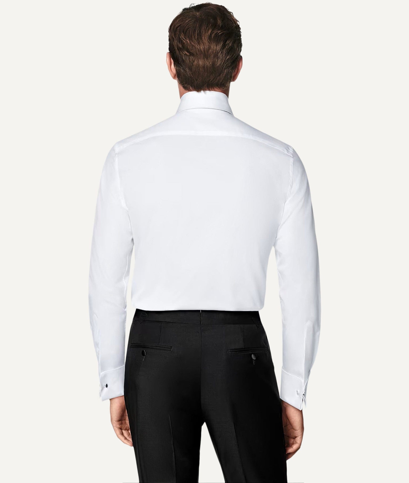 Tuxedo Shirt in Mileta Twill Cotton