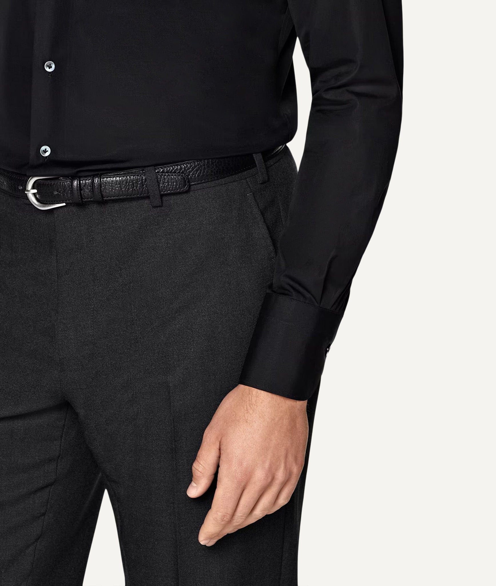 Business Shirt in Mileta Poplin Cotton