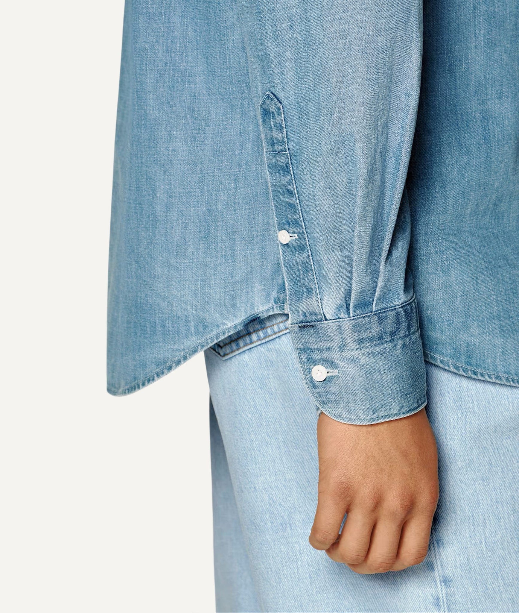 Casual Shirt in Stretch Denim