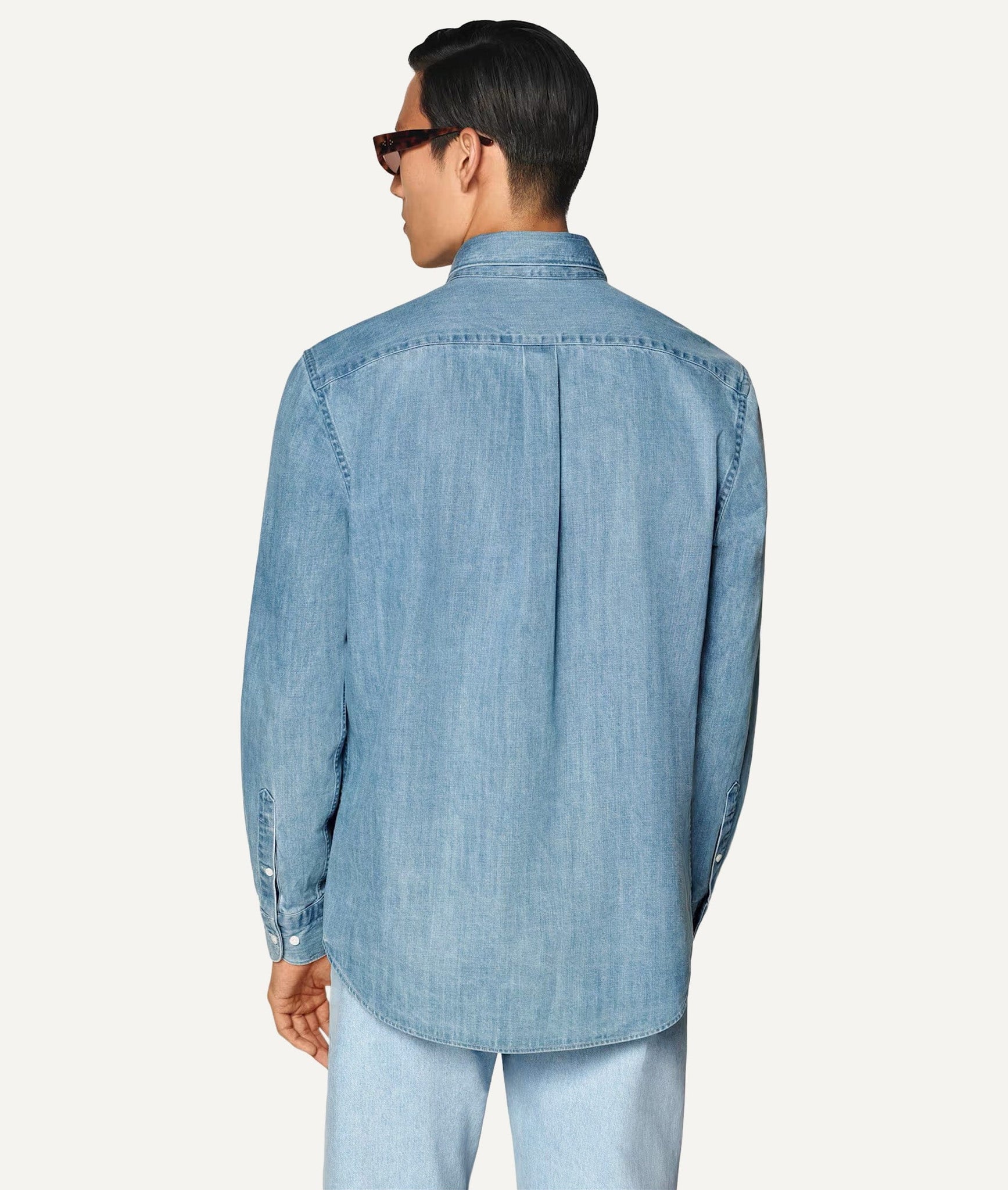 Casual Shirt in Stretch Denim
