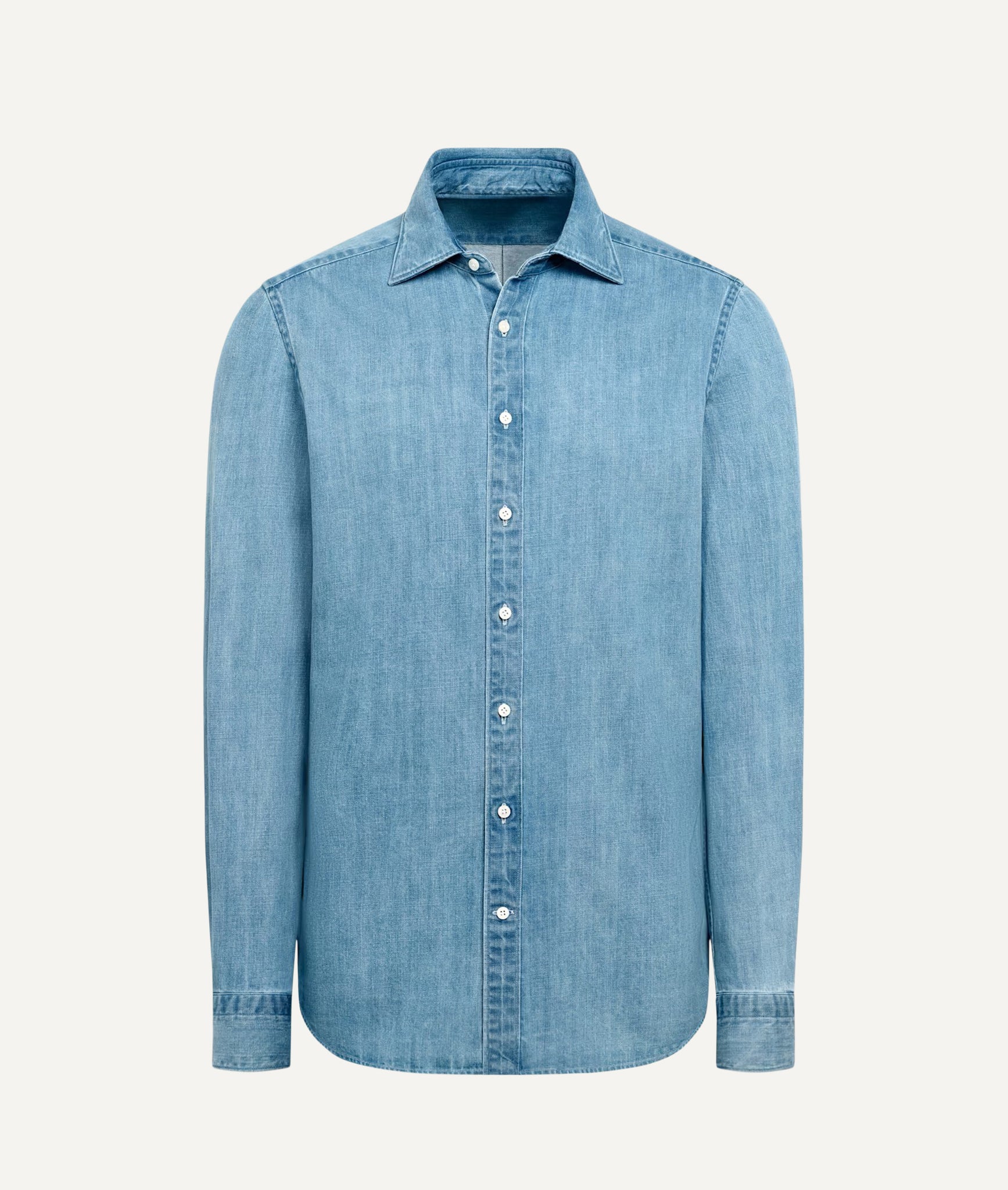 Casual Shirt in Stretch Denim