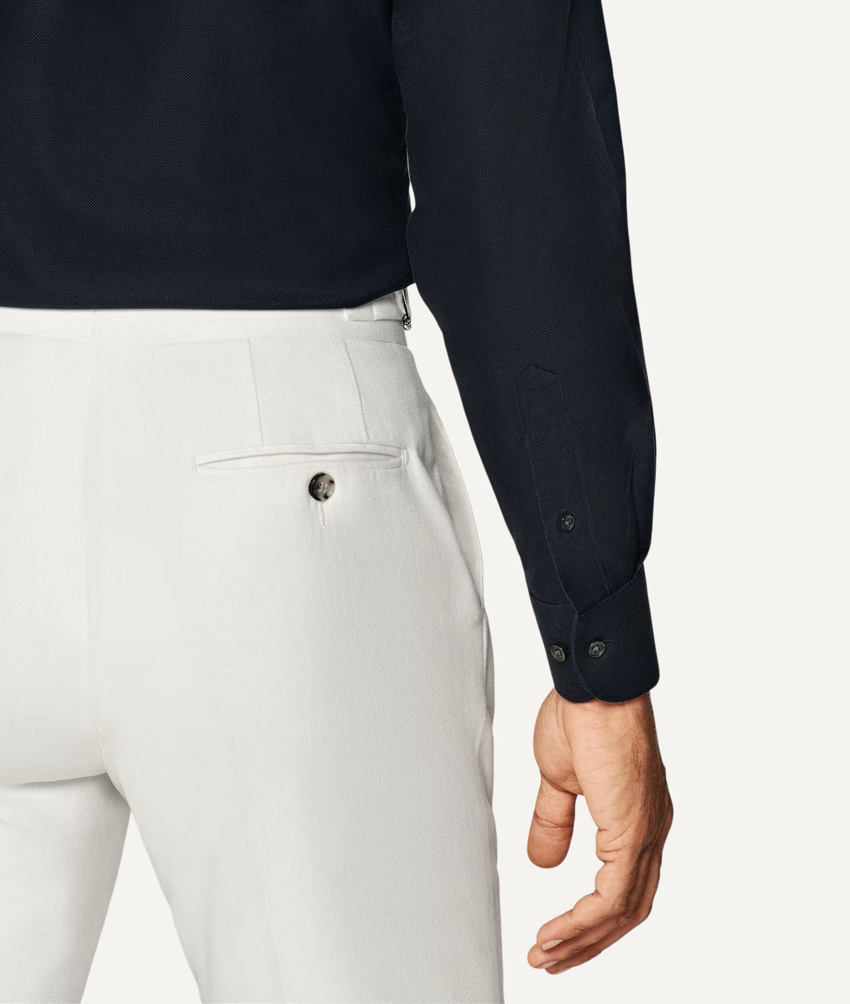 Business Shirt in Mileta Twill Cotton