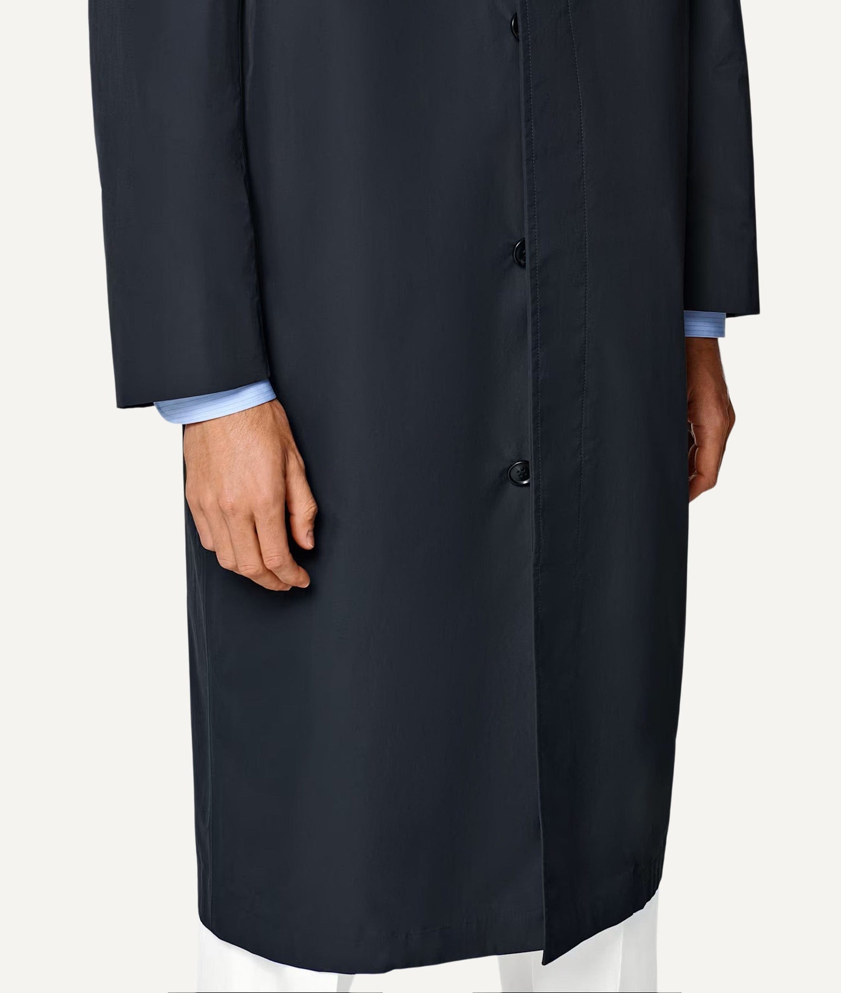Overcoat in Olmetex Water-Repellent Poly-Cotton