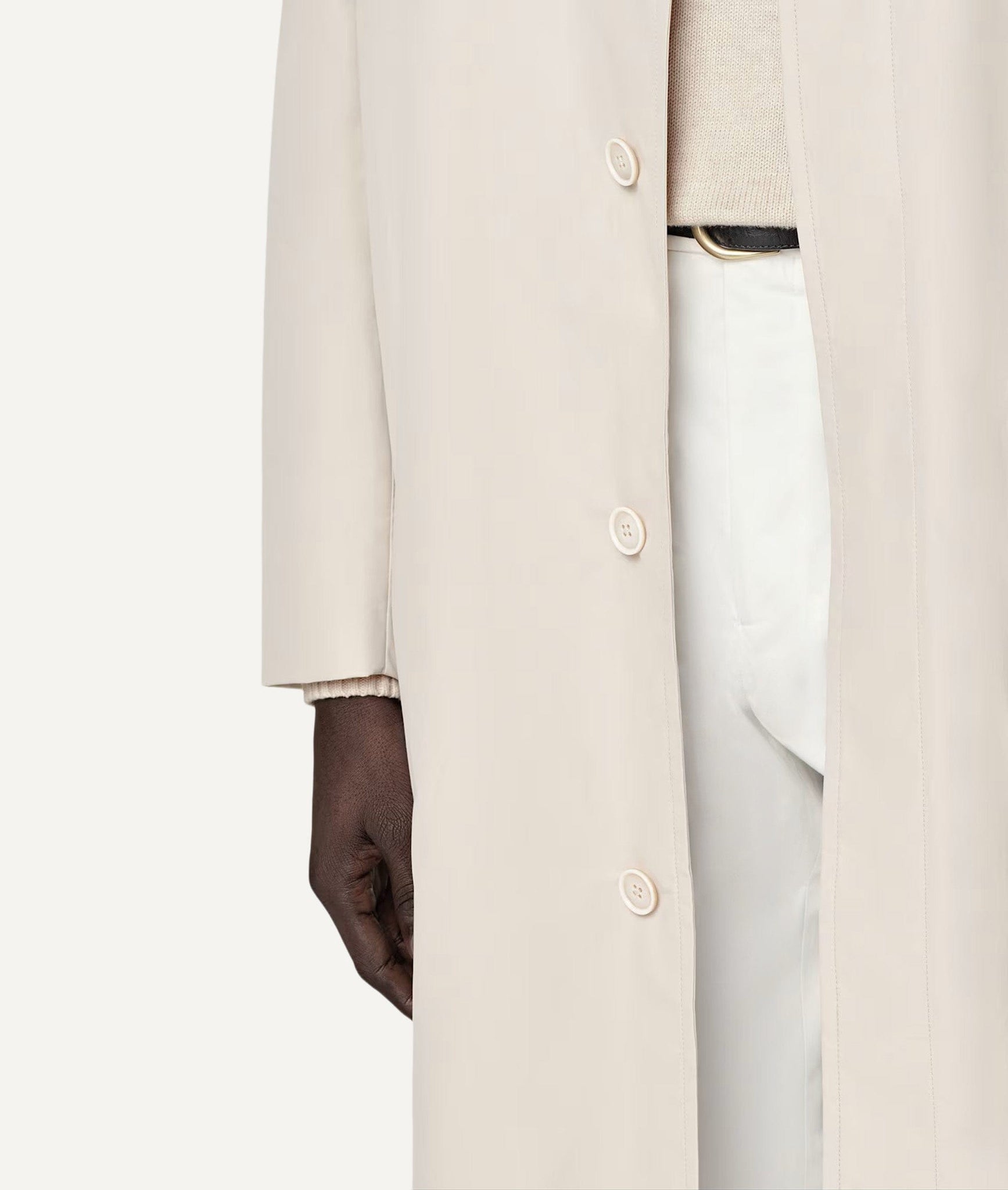 Overcoat in Olmetex Water-Repellent Poly-Cotton