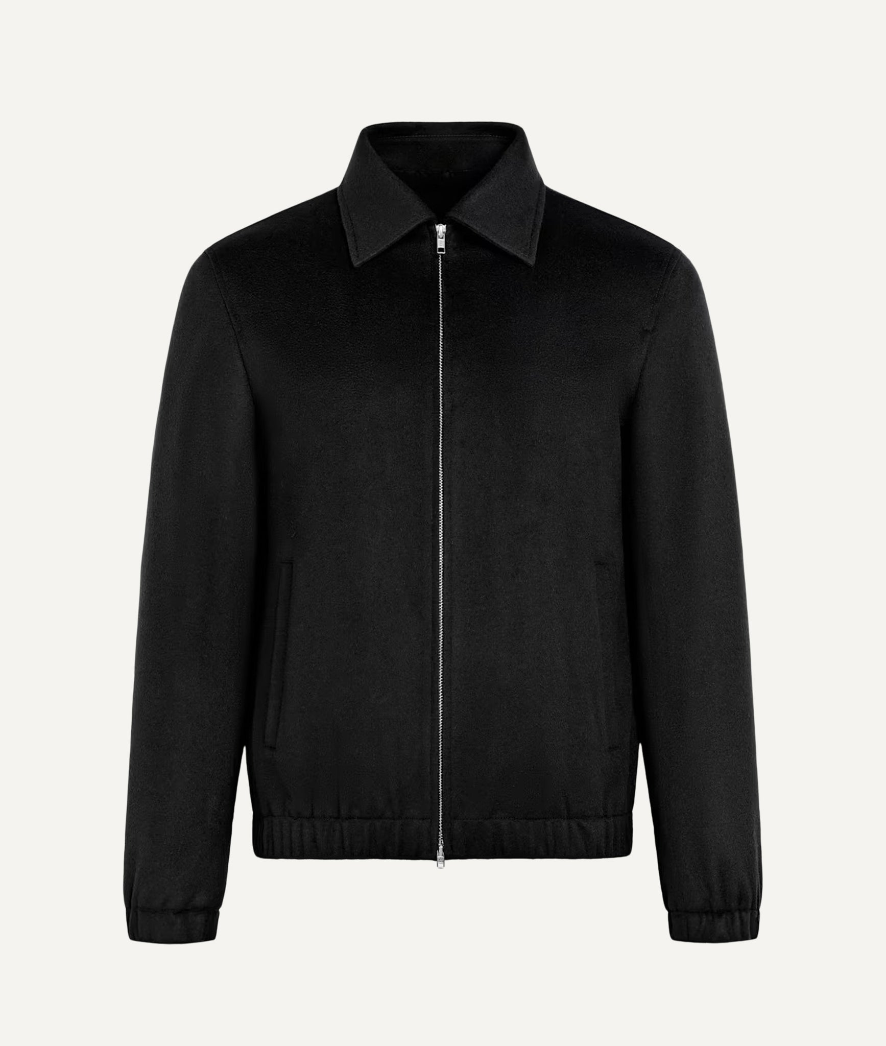 Bomber Jacket in Piacenza Water-Repellent Cashmere