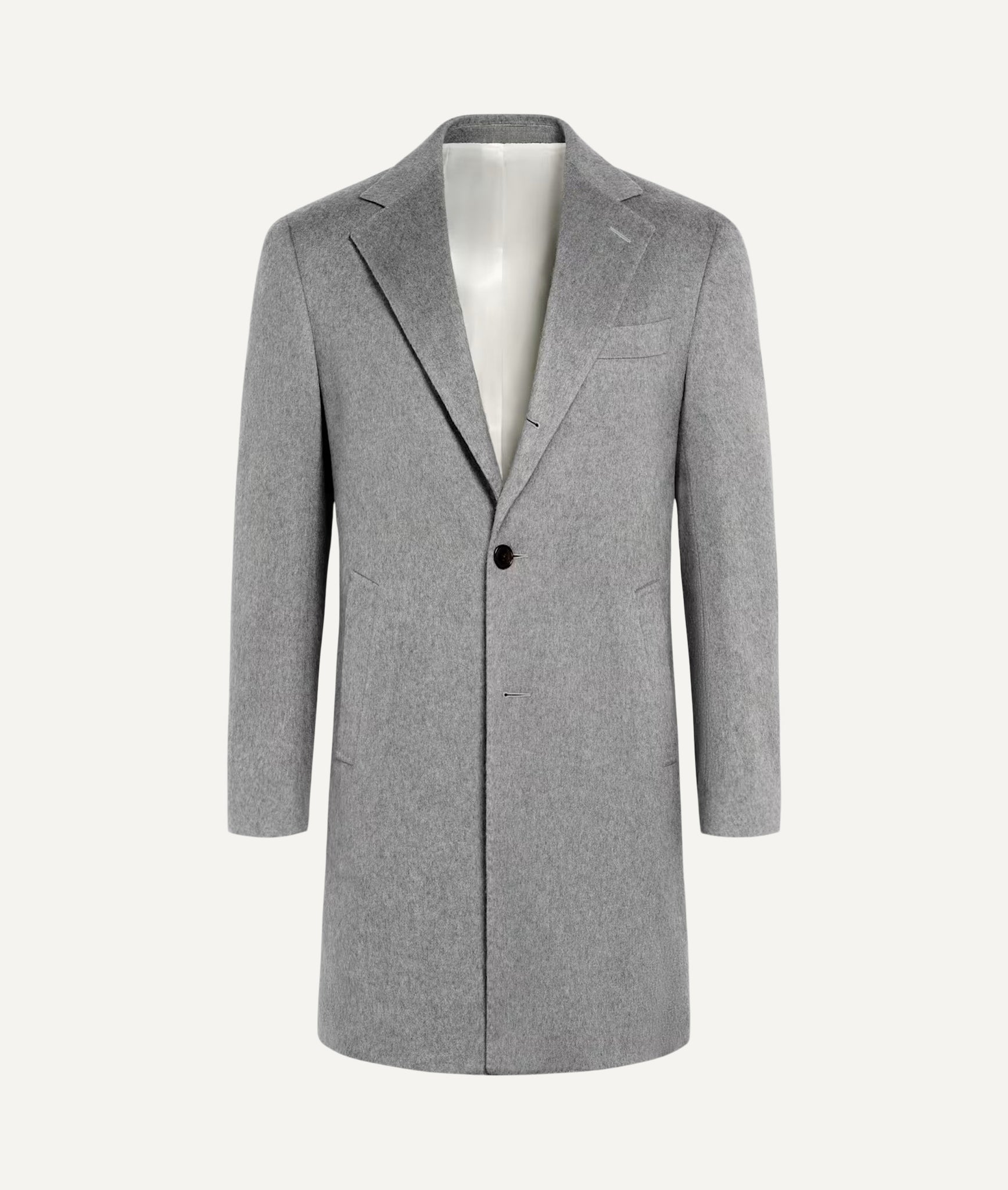 Single Breasted Overcoat in Piacenza Cashmere