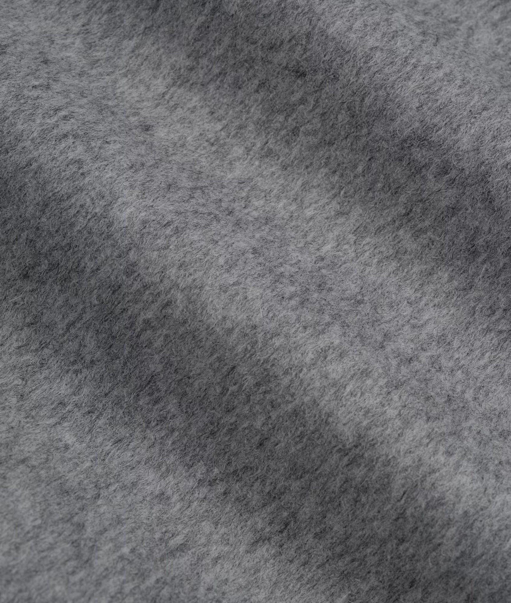 Single-Breasted Overcoat in Gazaba Worsted Wool