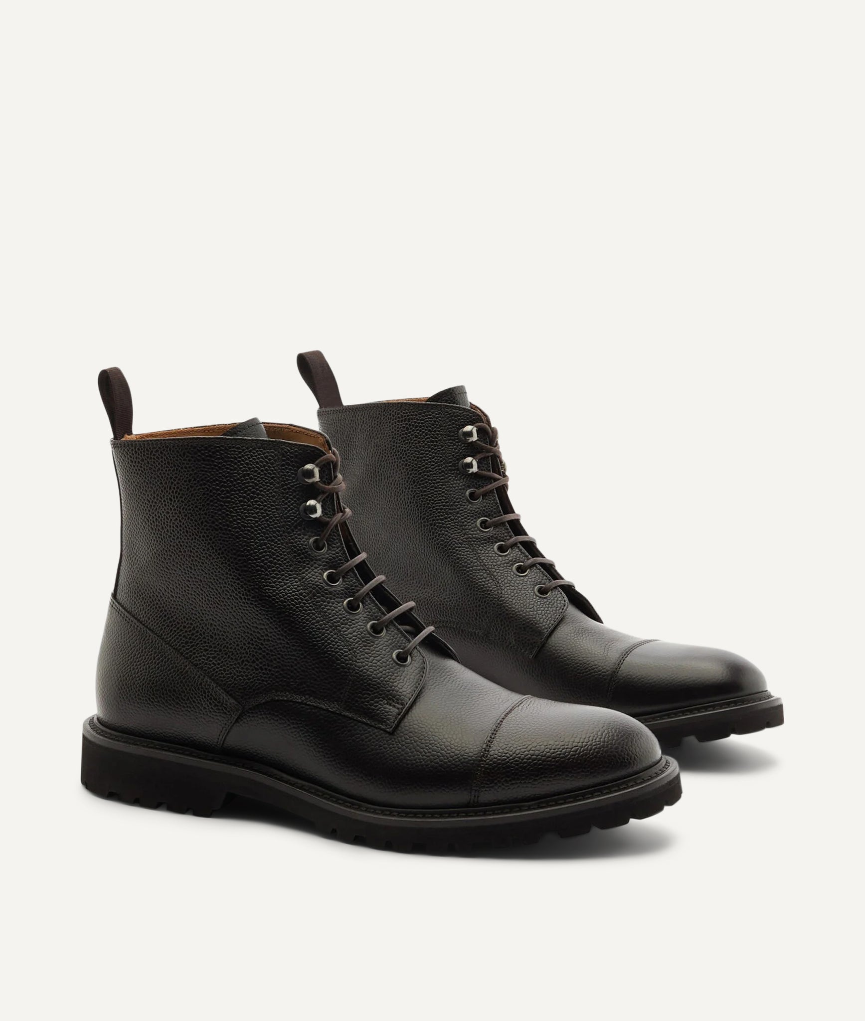 Lace-Up Boot in grained Calf Leather