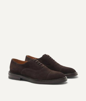 Oxford Cap Toe in Wildleder