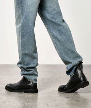 Chelsea Boot Full Brogue in Kalbsleder