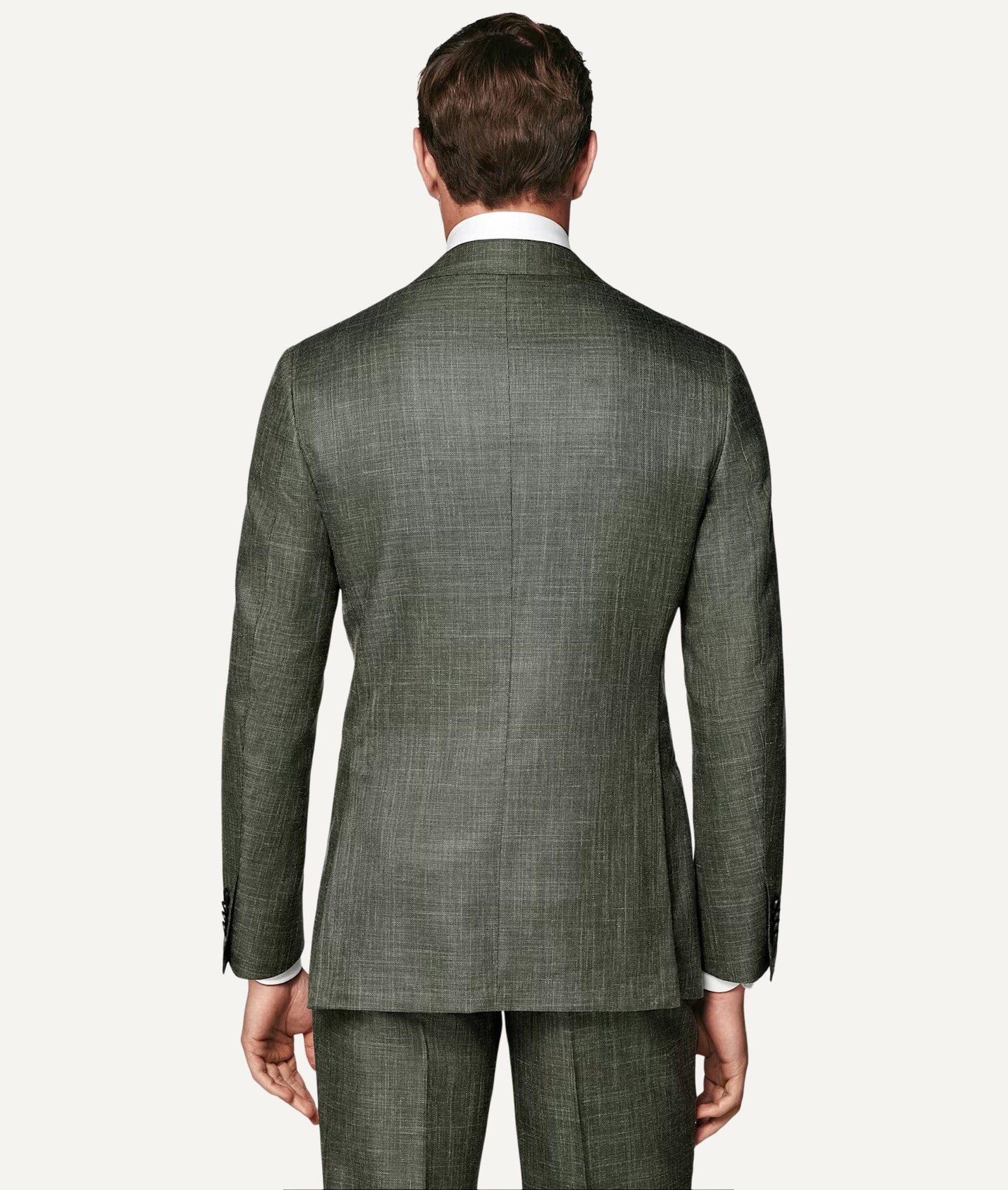 Single-Breasted Suit in Fratelli Tallia Di Delfino Wool-Silk-Linen