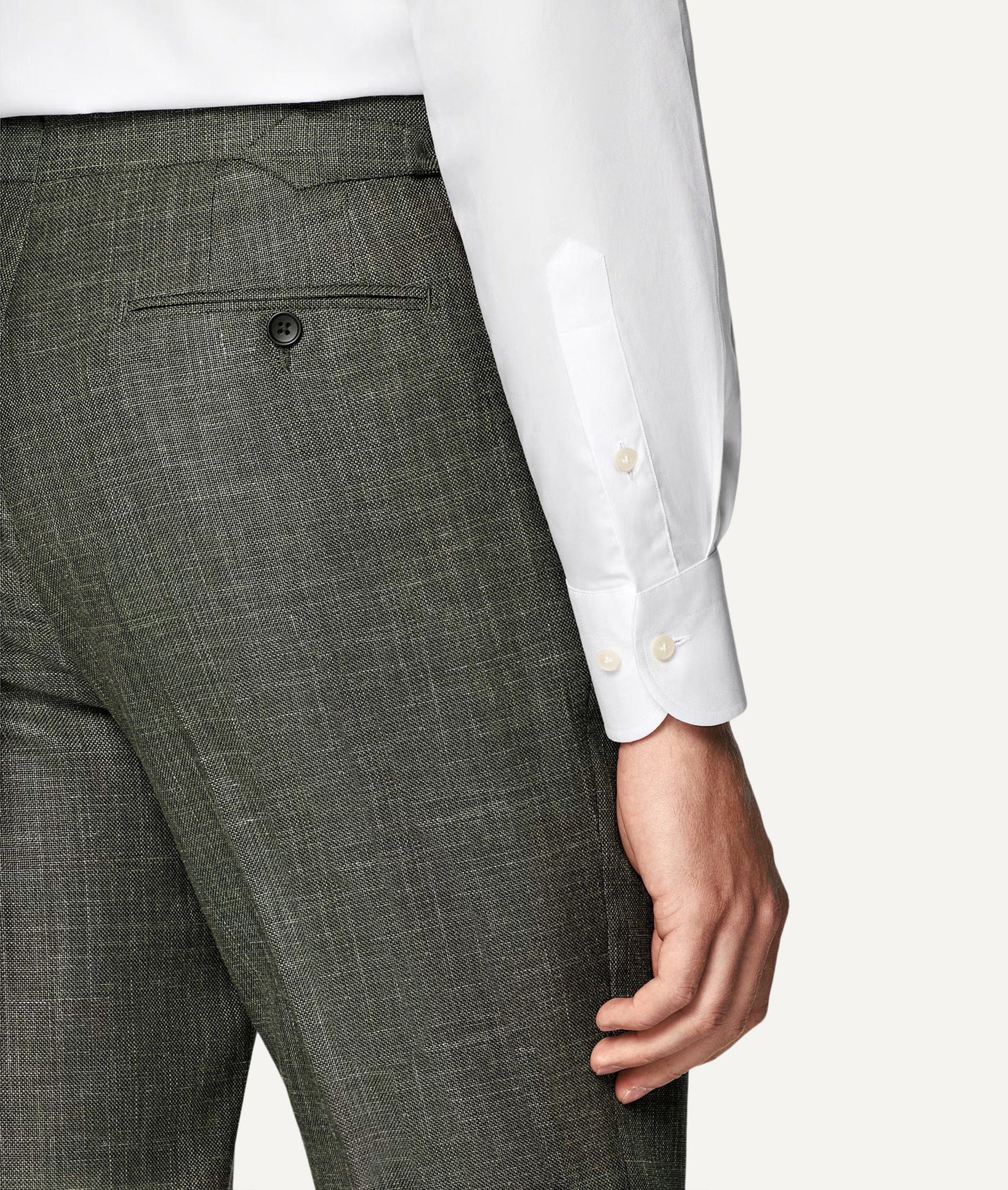 Single-Breasted Suit in Fratelli Tallia Di Delfino Wool-Silk-Linen