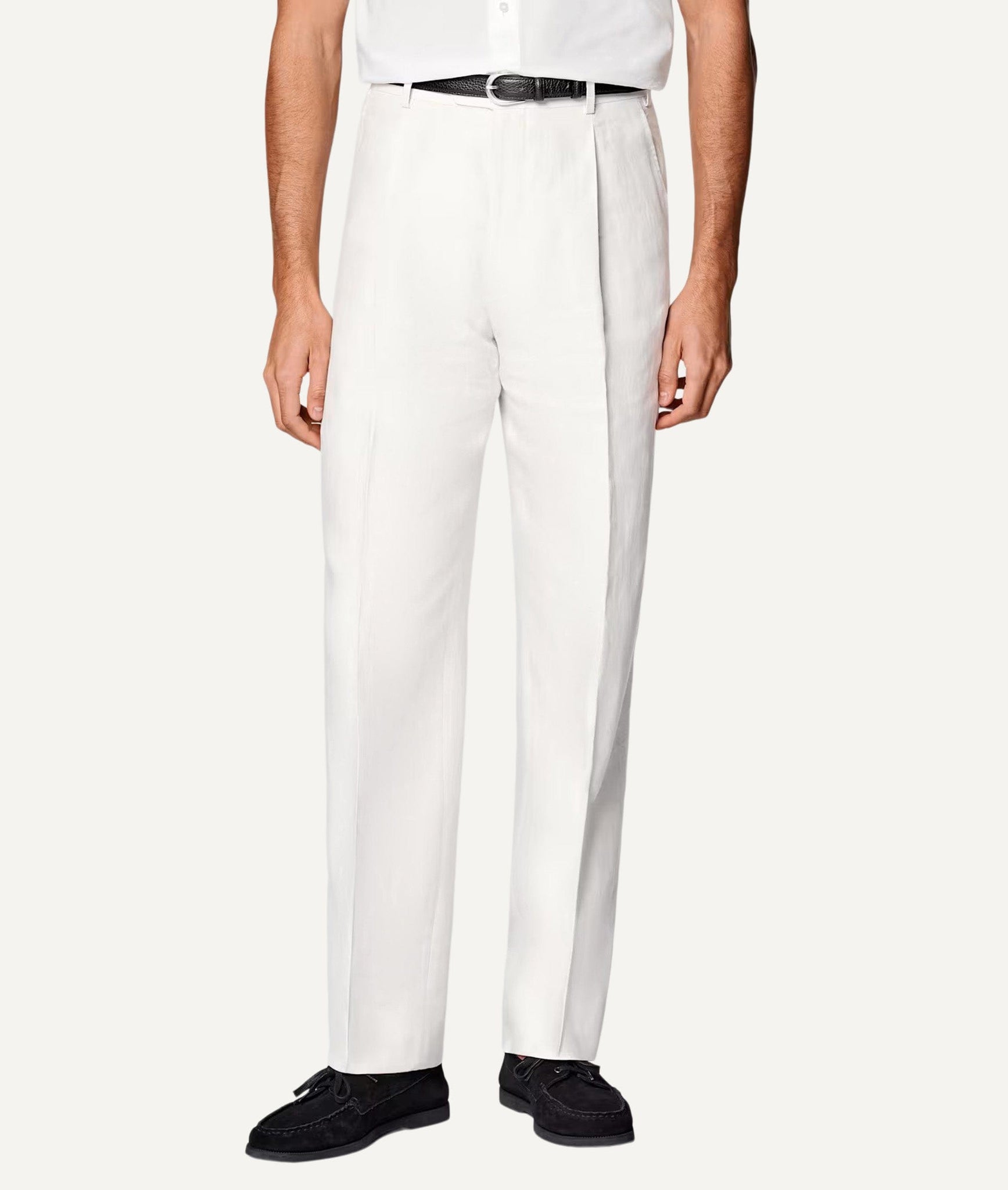 Single-Breasted Suit in Duca Visconti di Modrone Linen