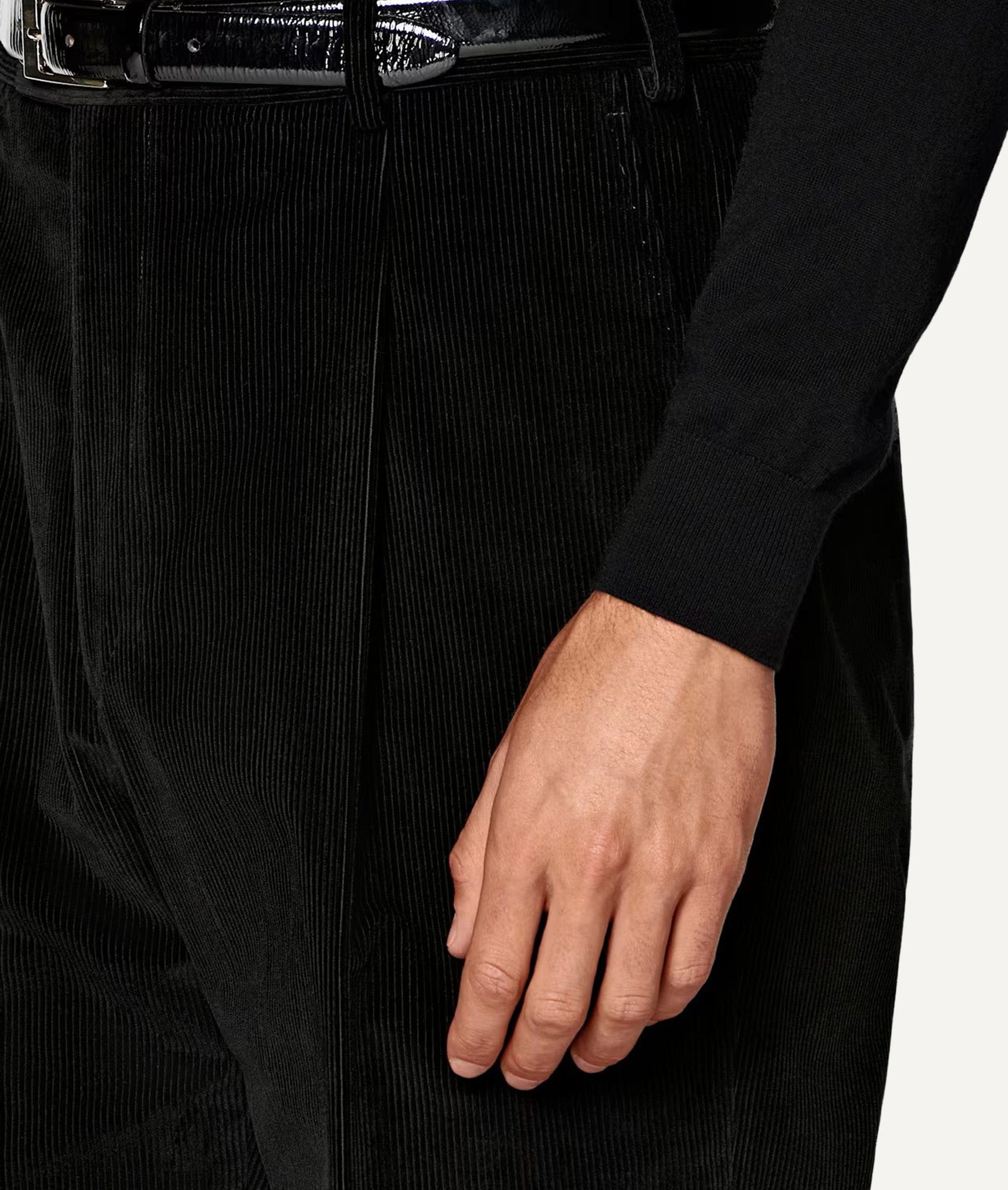 Double-Breasted Suit in Duca Visconti di Modrone Stretch Corduroy