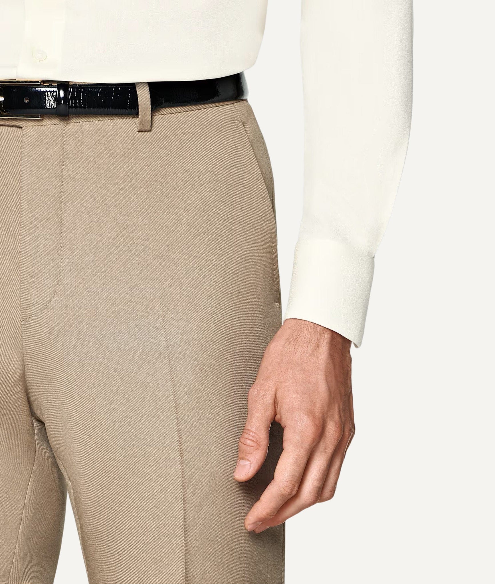 Double-Breasted Suit in Vitale Barberis Canonico Super 110’s Virgin Wool