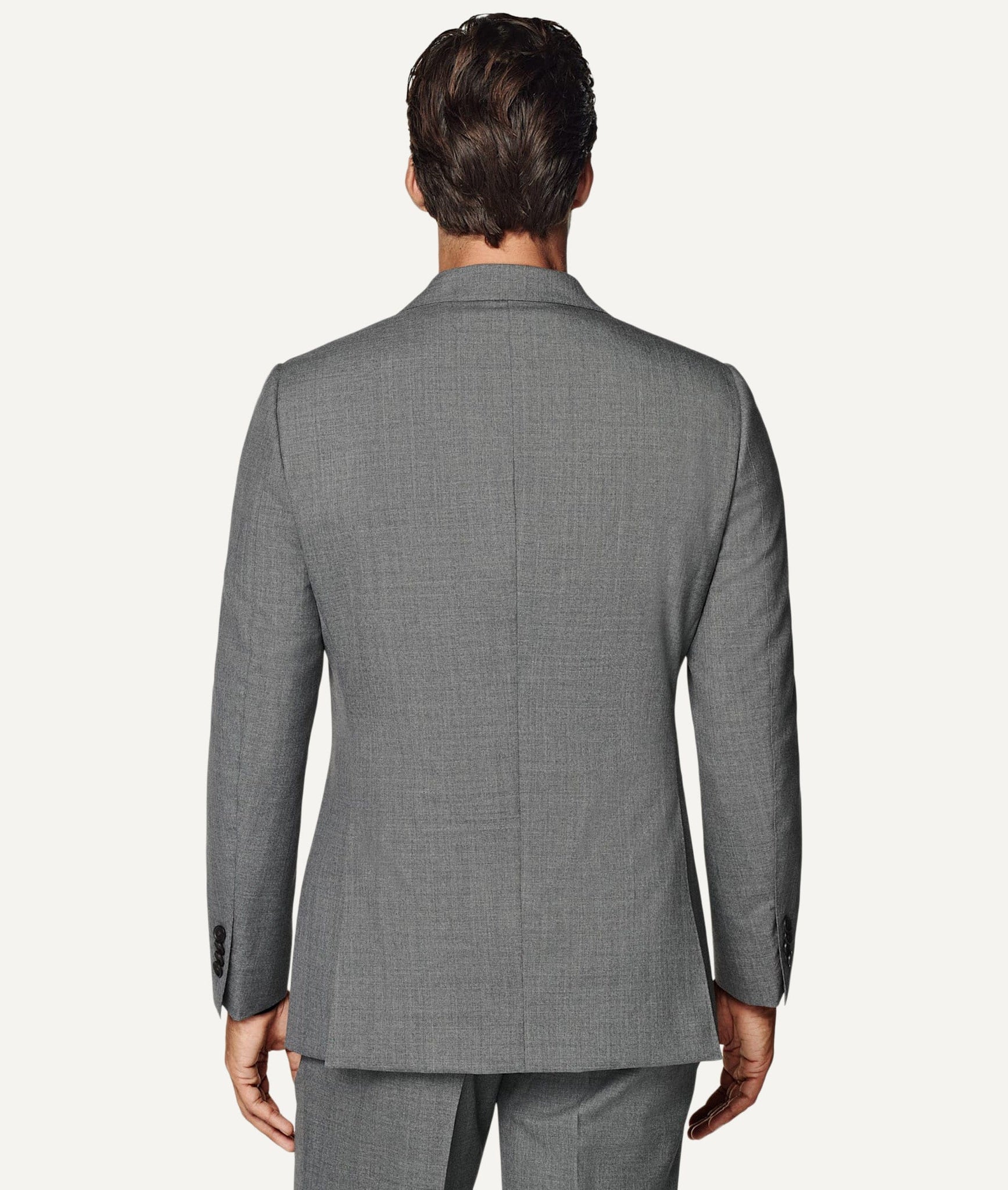 Single-Breasted Suit in Vitale Barberis Canonico Tela Rustica Wool