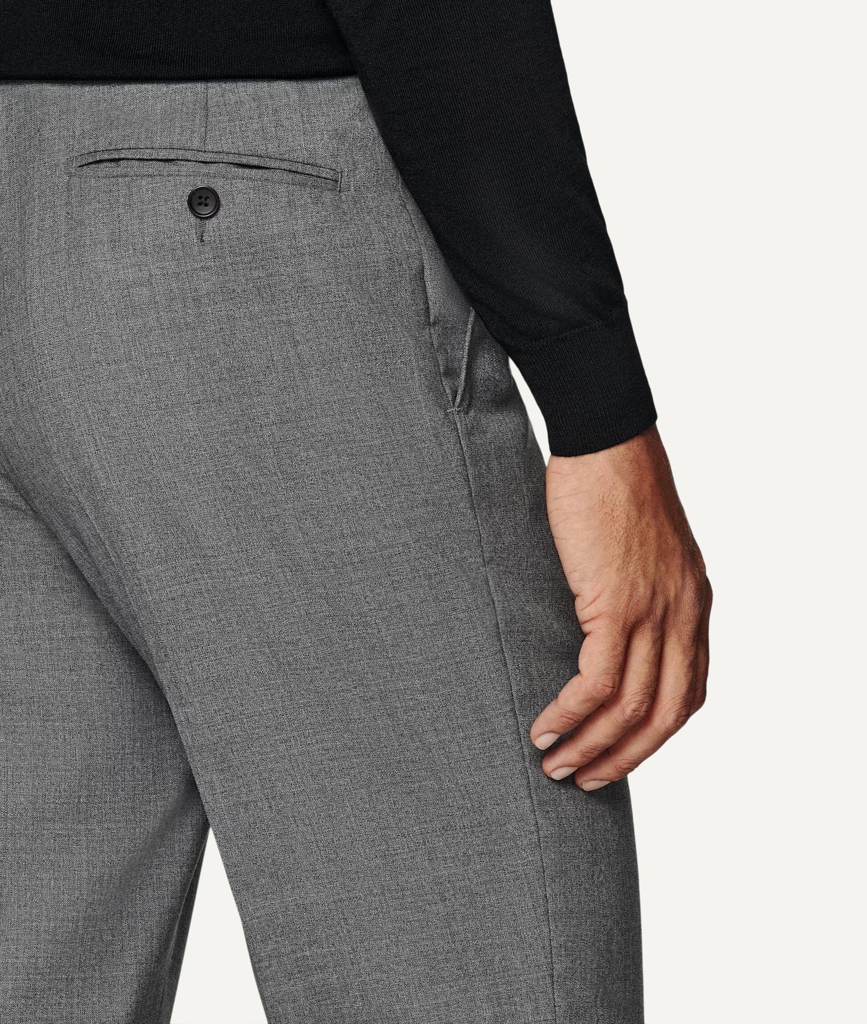 Single-Breasted Suit in Vitale Barberis Canonico Tela Rustica Wool