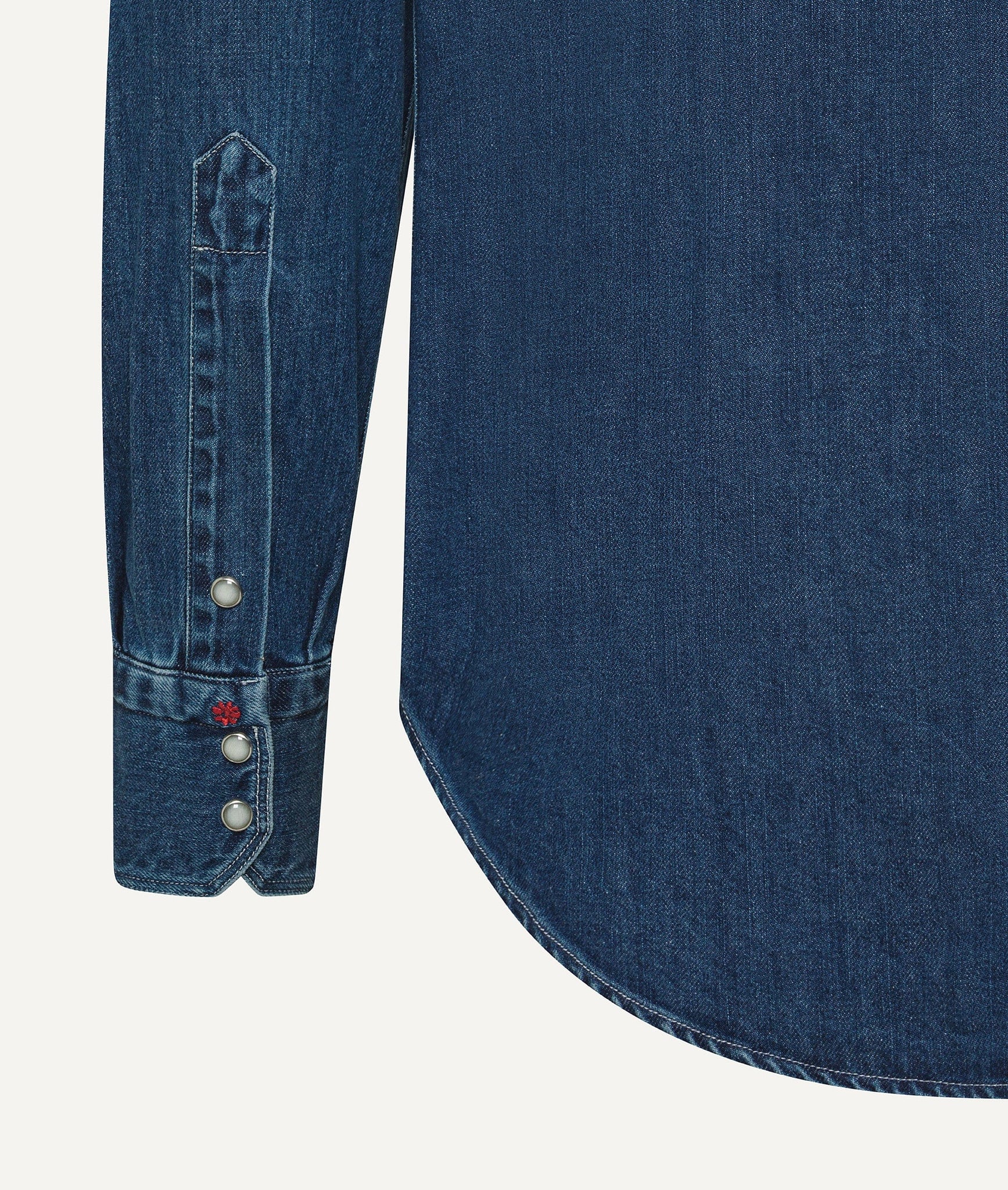 Essentielles Jeanshemd in Baumwolle
