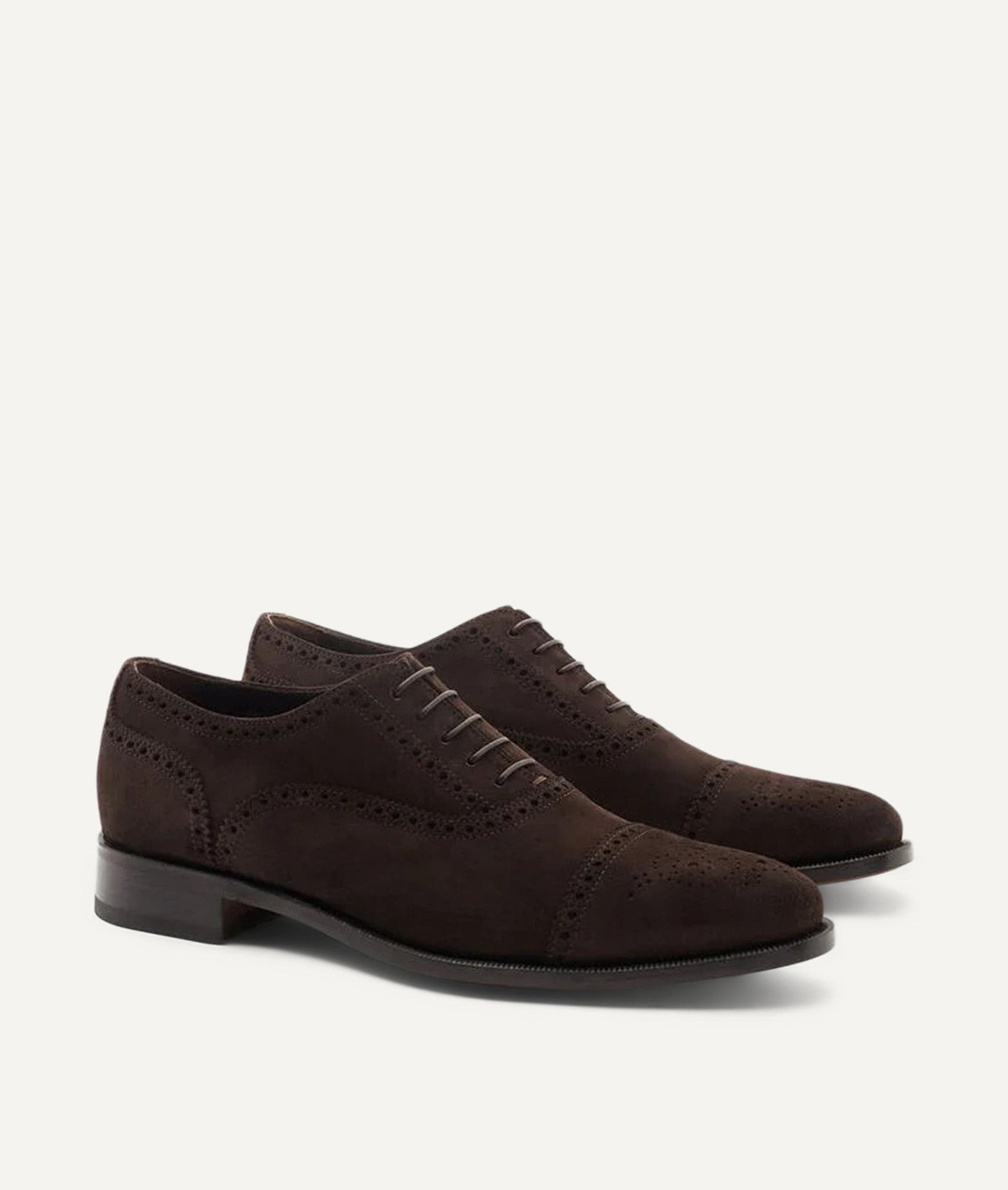 Oxford Half Brogue in Wildleder