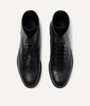 Lace-Up Boot in Calf Leather