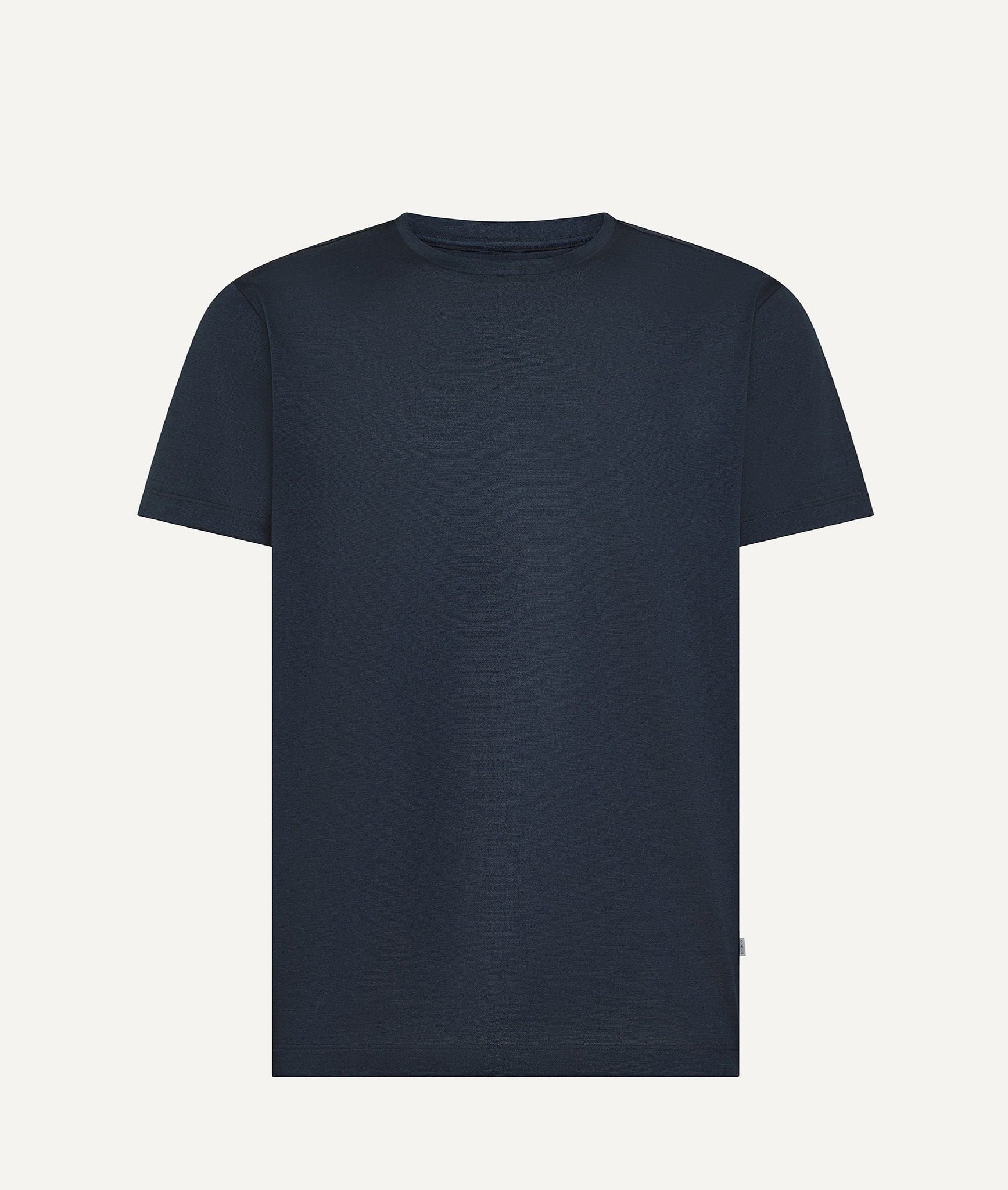 Rundhals T-Shirt in Ägyptischer Baumwolle