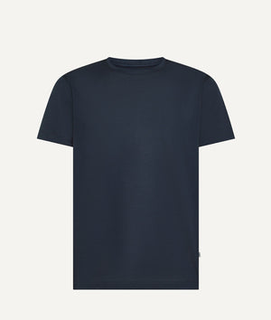 Rundhals T-Shirt in Ägyptischer Baumwolle