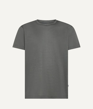 Rundhals T-Shirt in Ägyptischer Baumwolle