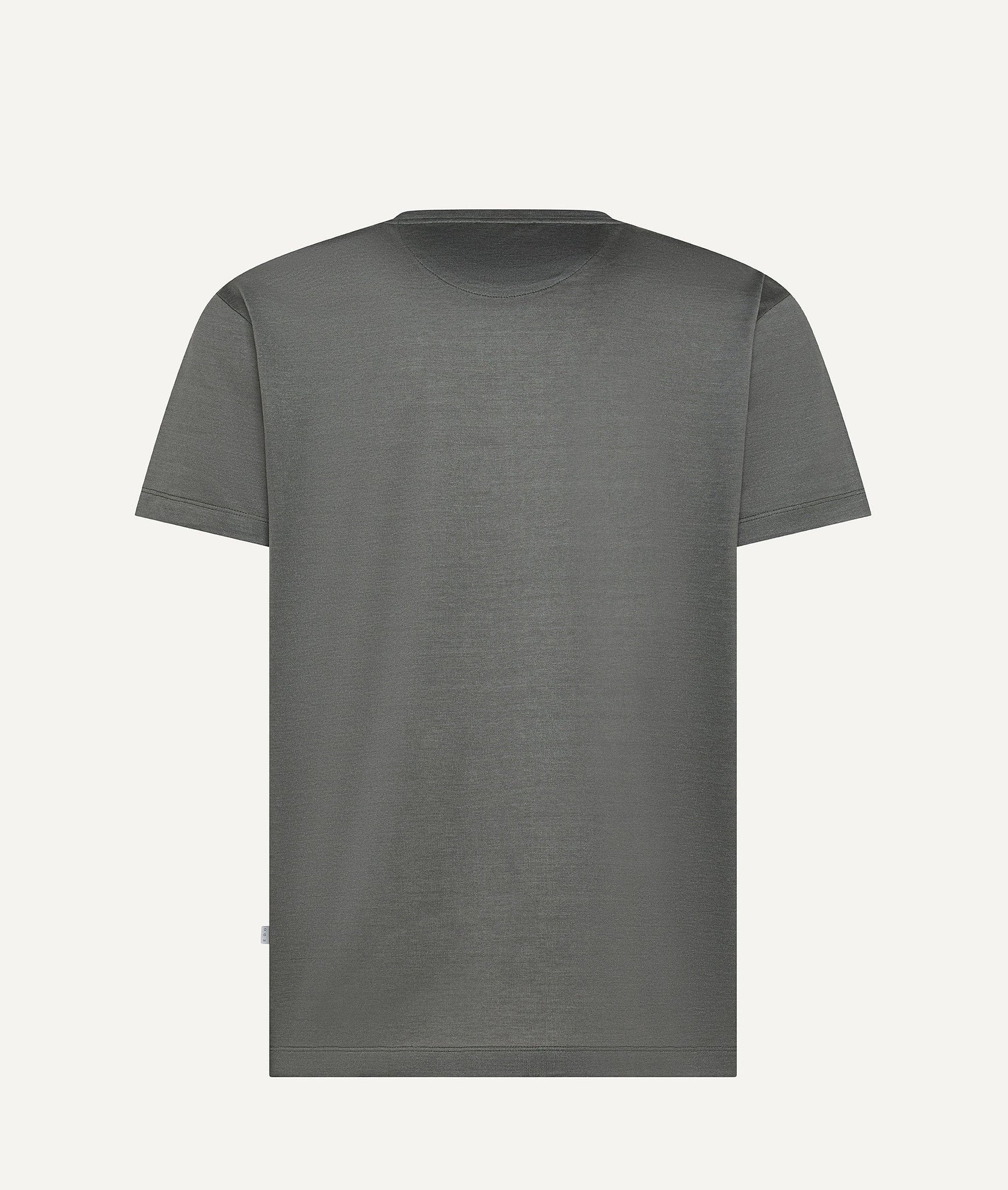 Rundhals T-Shirt in Ägyptischer Baumwolle