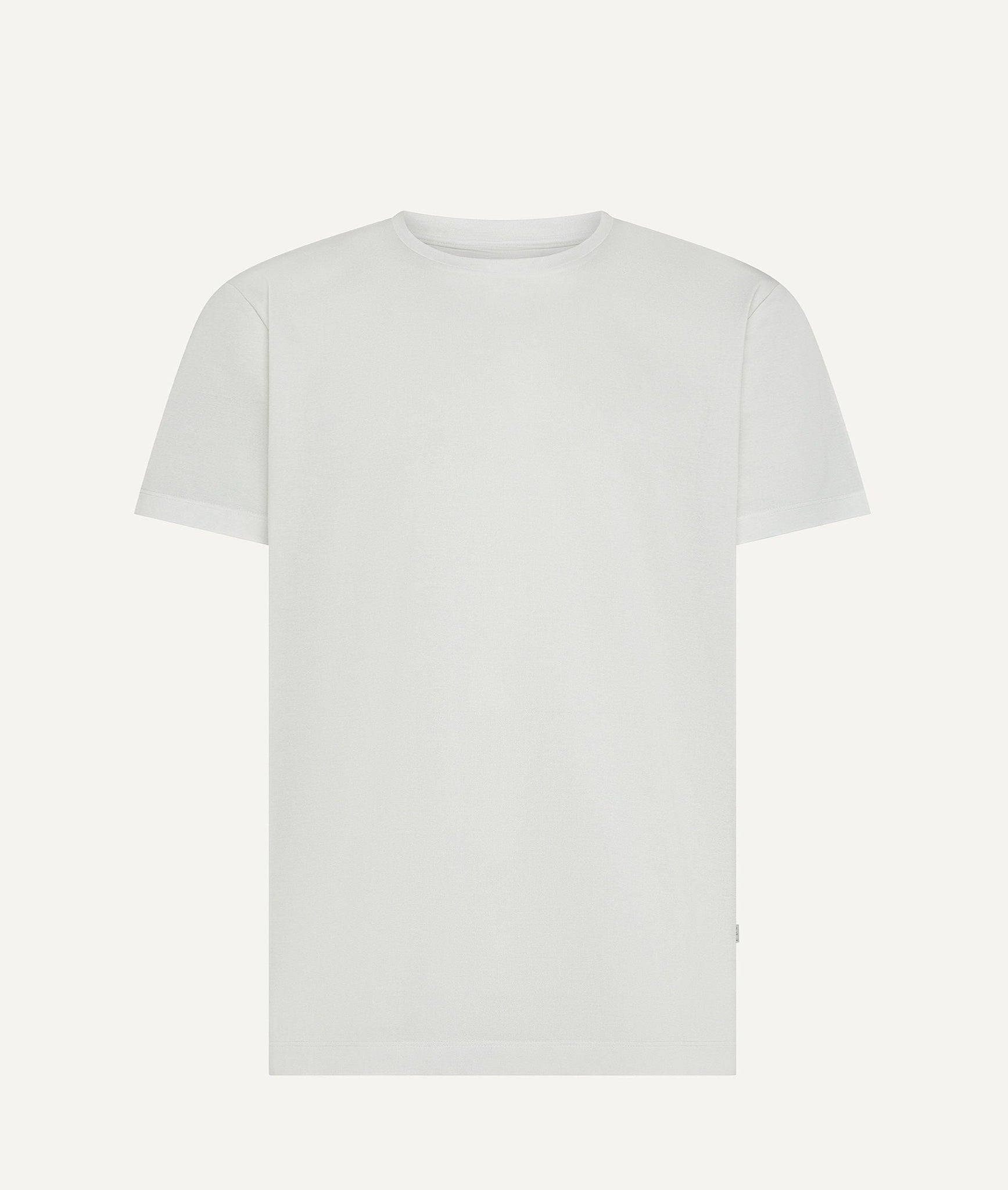 Rundhals T-Shirt in Ägyptischer Baumwolle