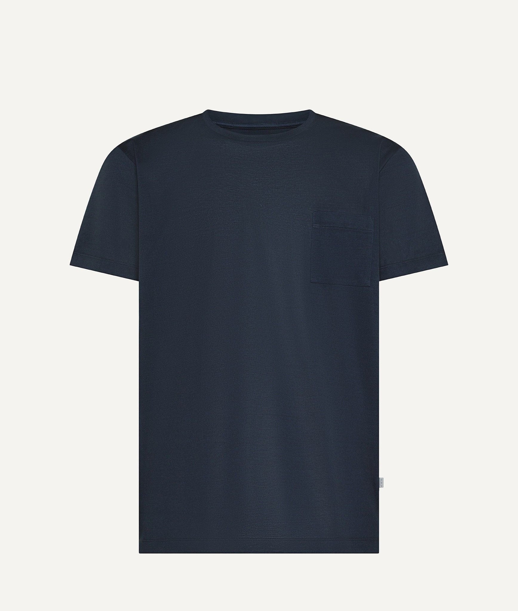 T-Shirt in Ägyptischer Baumwolle mit Brusttasche