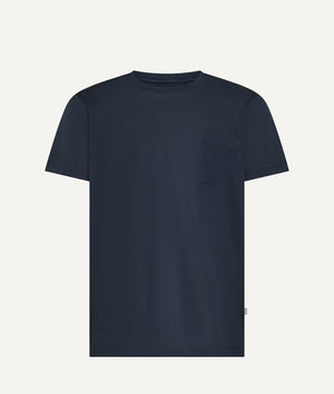 T-Shirt in Ägyptischer Baumwolle mit Brusttasche