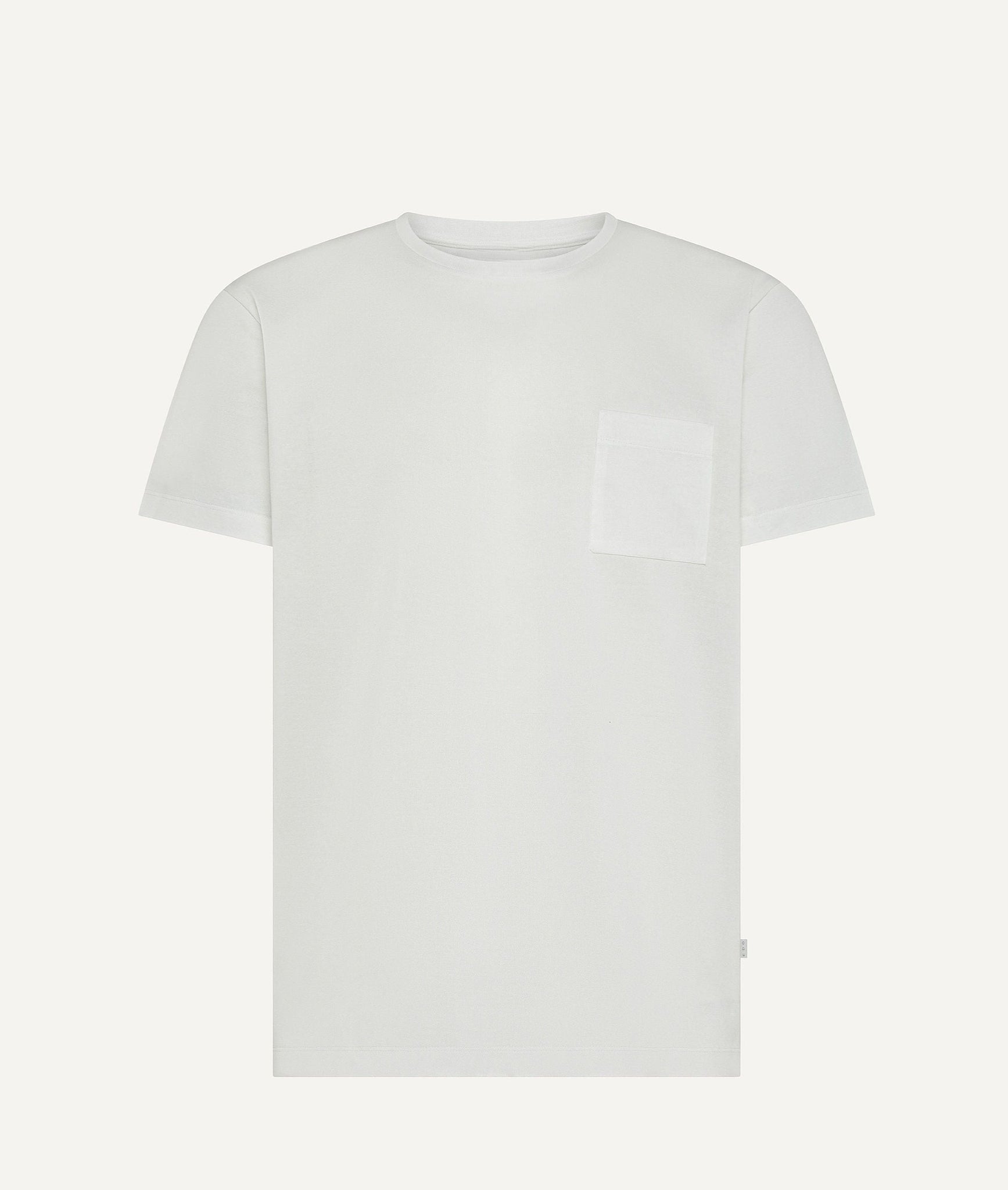 T-Shirt in Ägyptischer Baumwolle mit Brusttasche