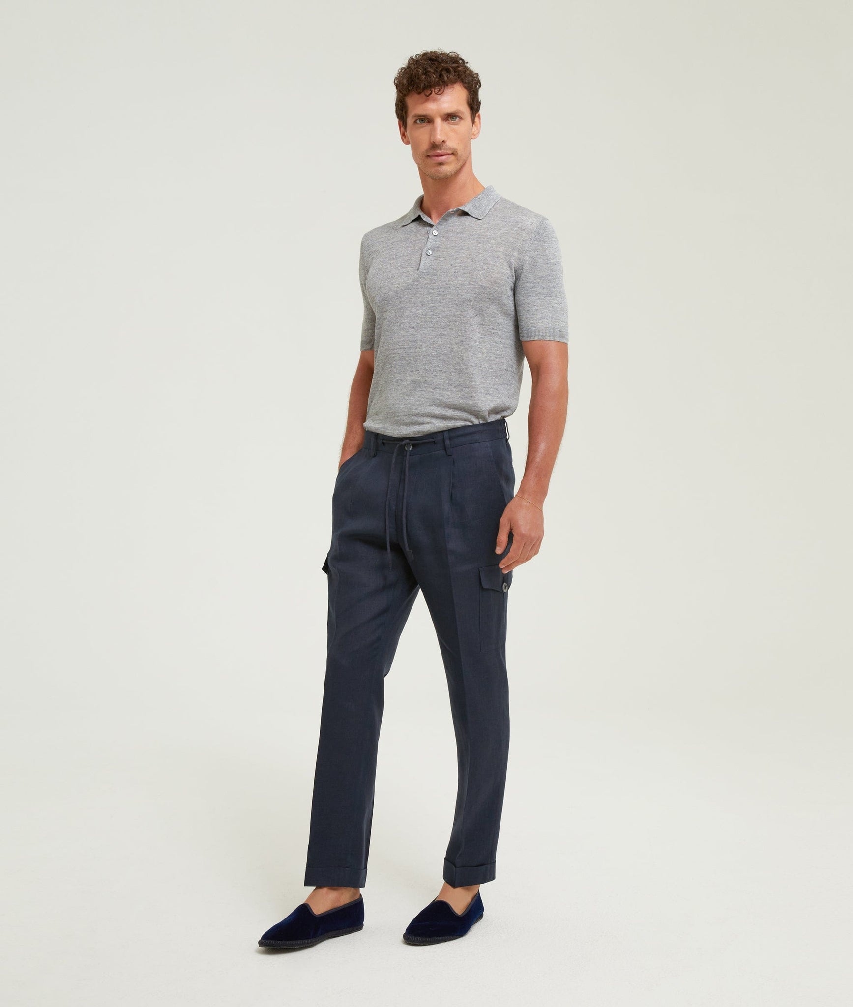 Cargo Pants in Linen