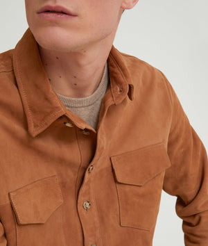 Leather Shirt in Suede