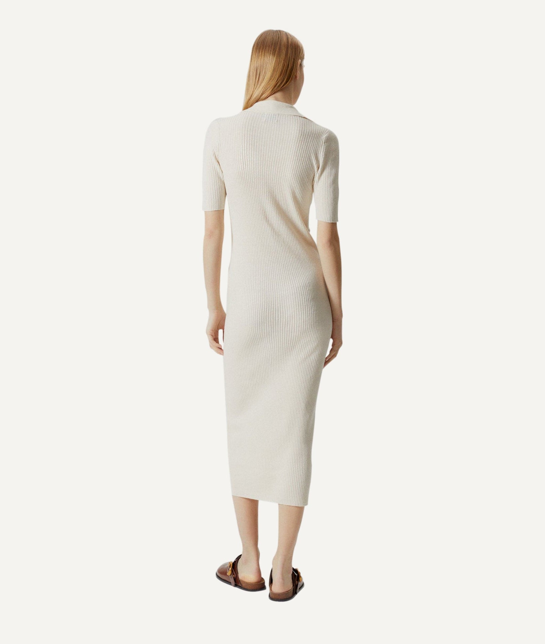 The Linen Cotton Polo Dress