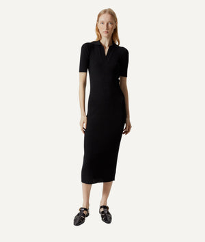 The Linen Cotton Polo Dress